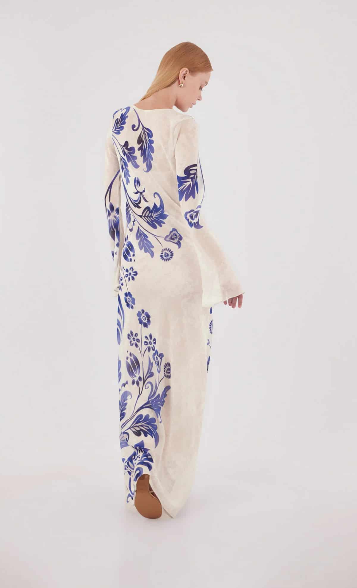 Vestido largo Venomous Blue - miniatura 8