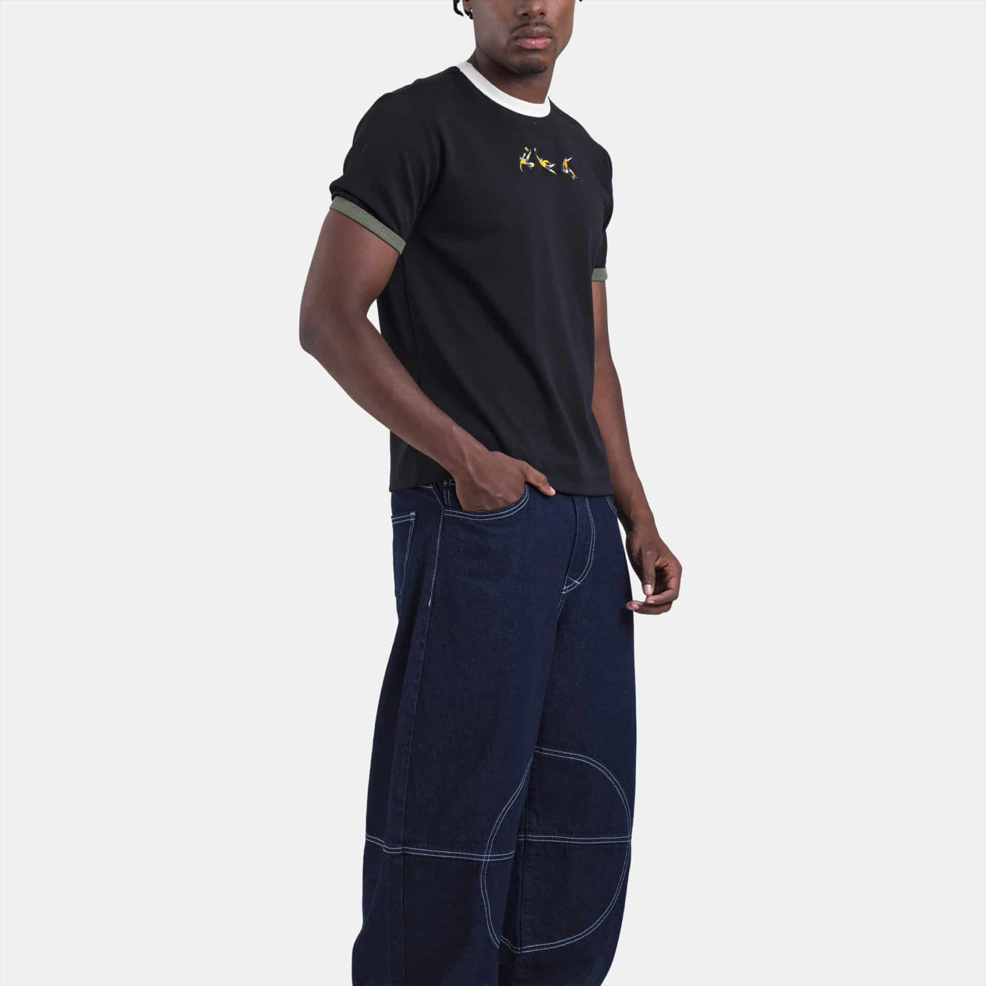 Gol Ringer Tee Negro - miniatura 4
