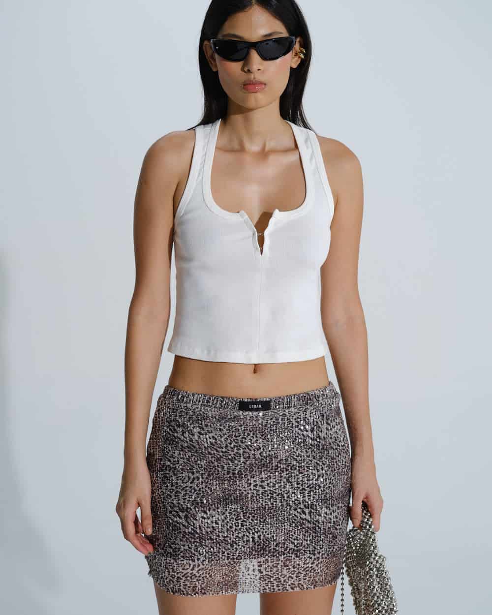 SEQUIN MINI SKIRT - miniatura 5
