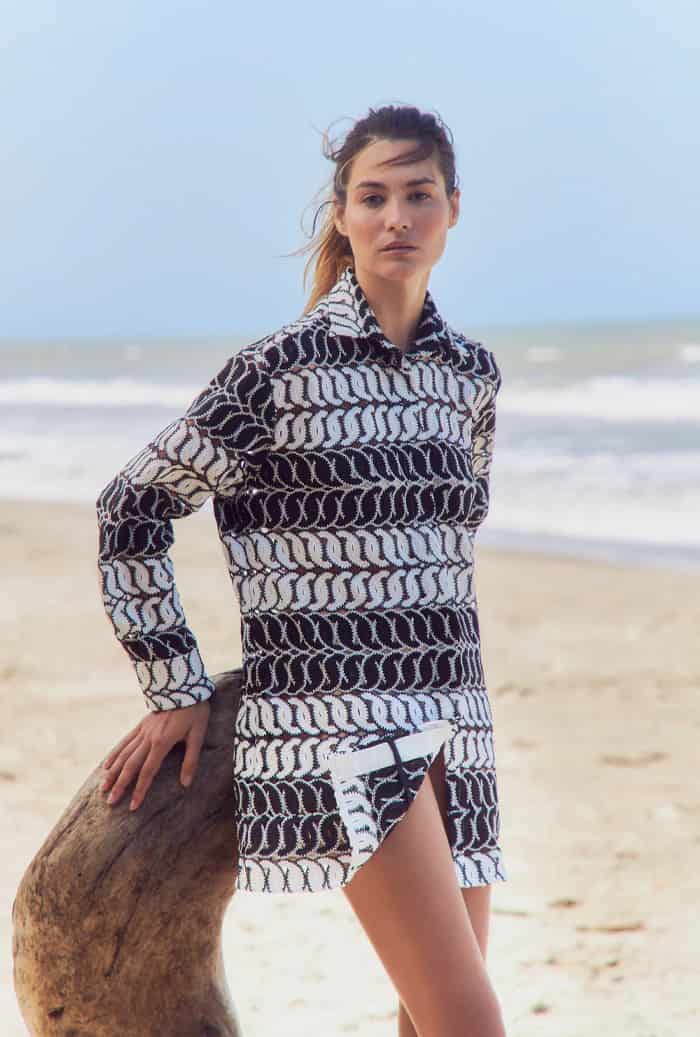 PARAMO SHIRT BLACK/WHITE - miniatura 2