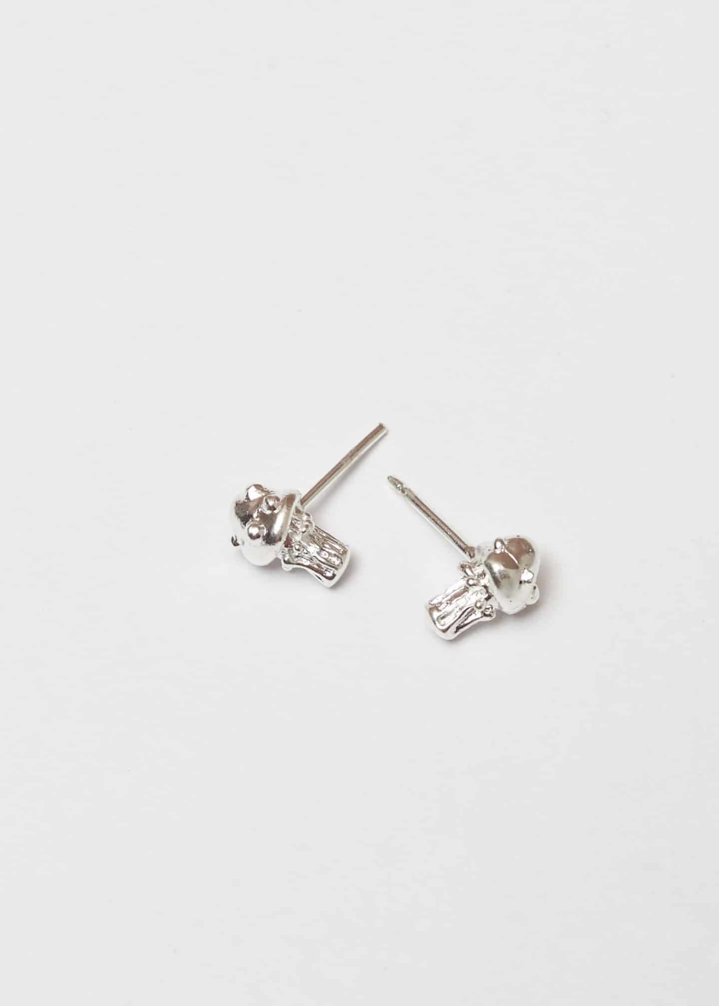Aretes seticas plata - miniatura 1