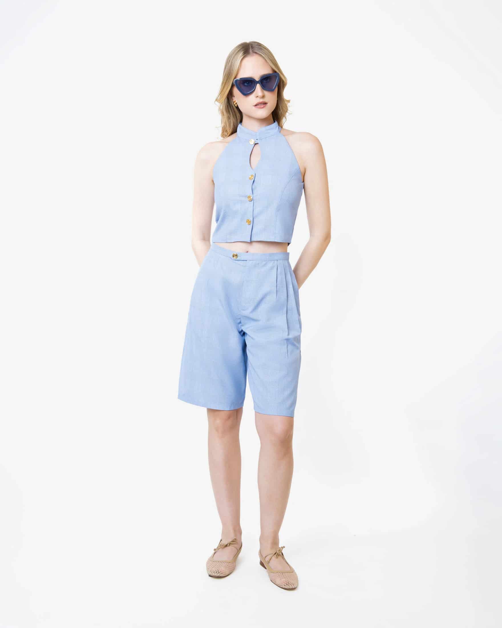 Sky Blue Agenda Shorts - miniatura 1