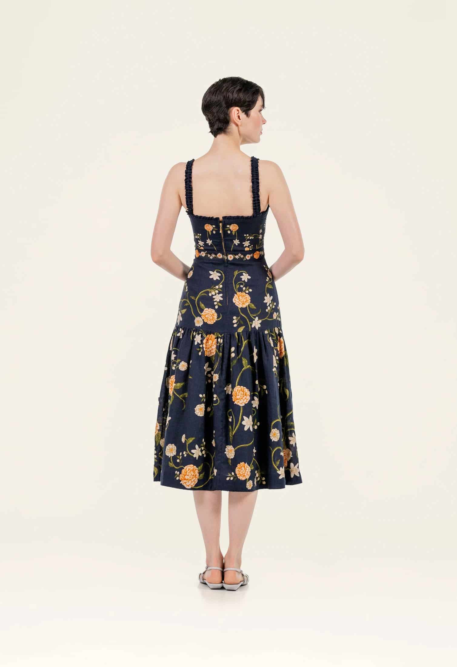Nispero Valle Midi Dress - miniatura 3