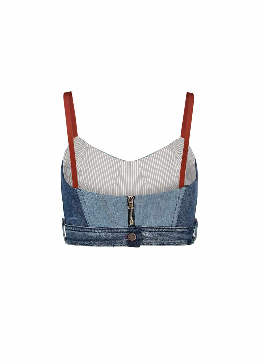 Upcycled Bustier - miniatura 3