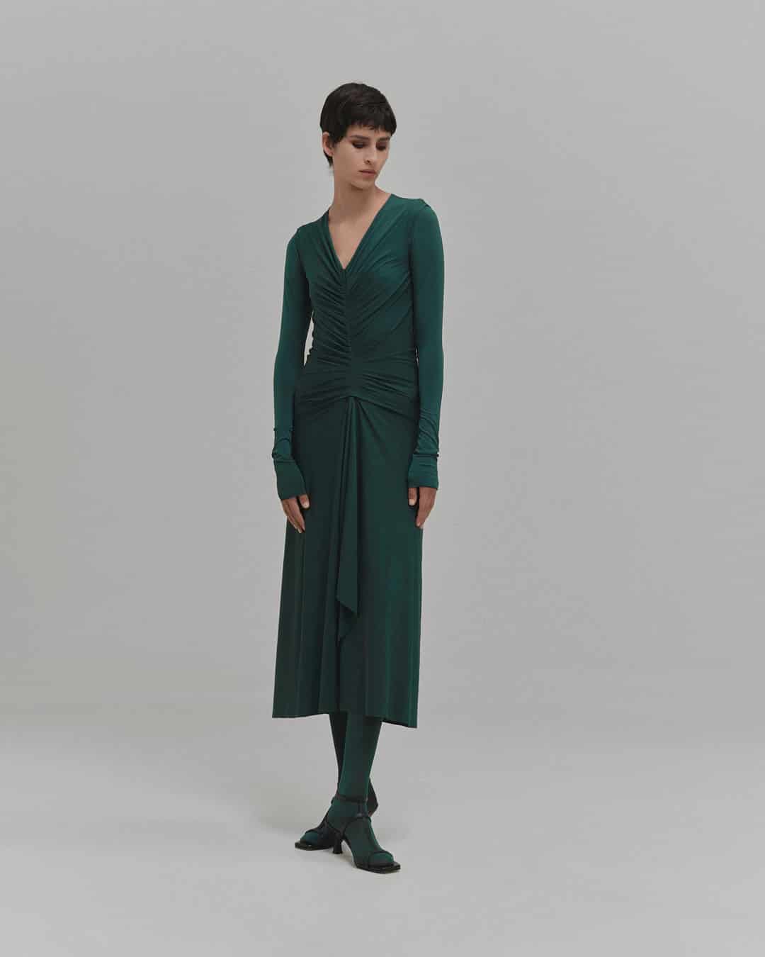 "CARDO" MIDI DRESS - miniatura 2