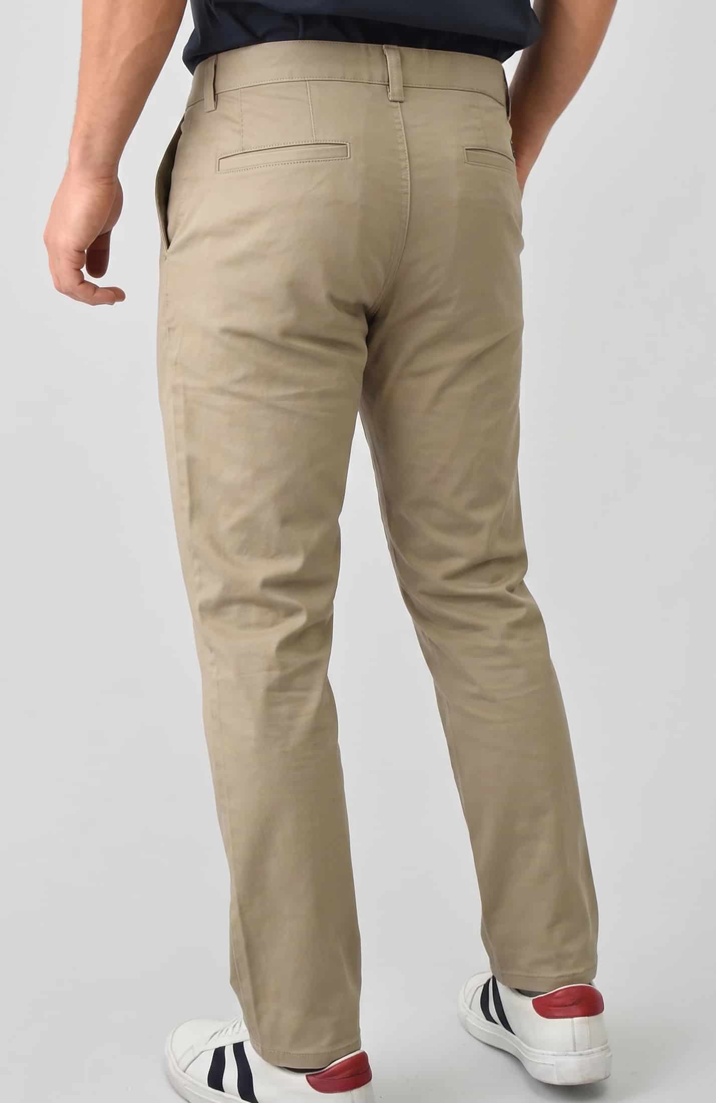 PANTALÓN DRILL BEIGE PARA HOMBRE - miniatura 3