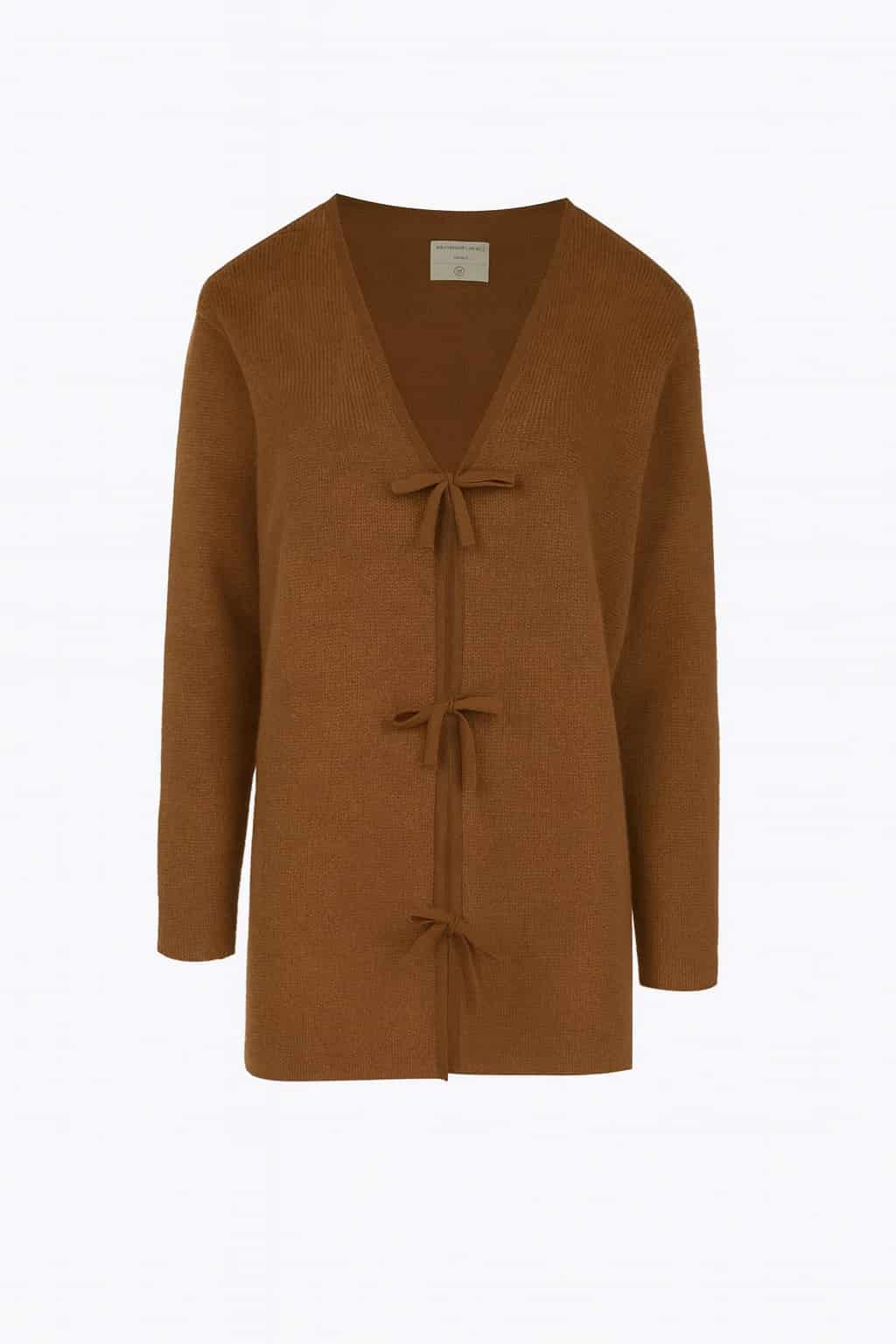 CHERRY KNIT BOW SWEATER - miniatura 1
