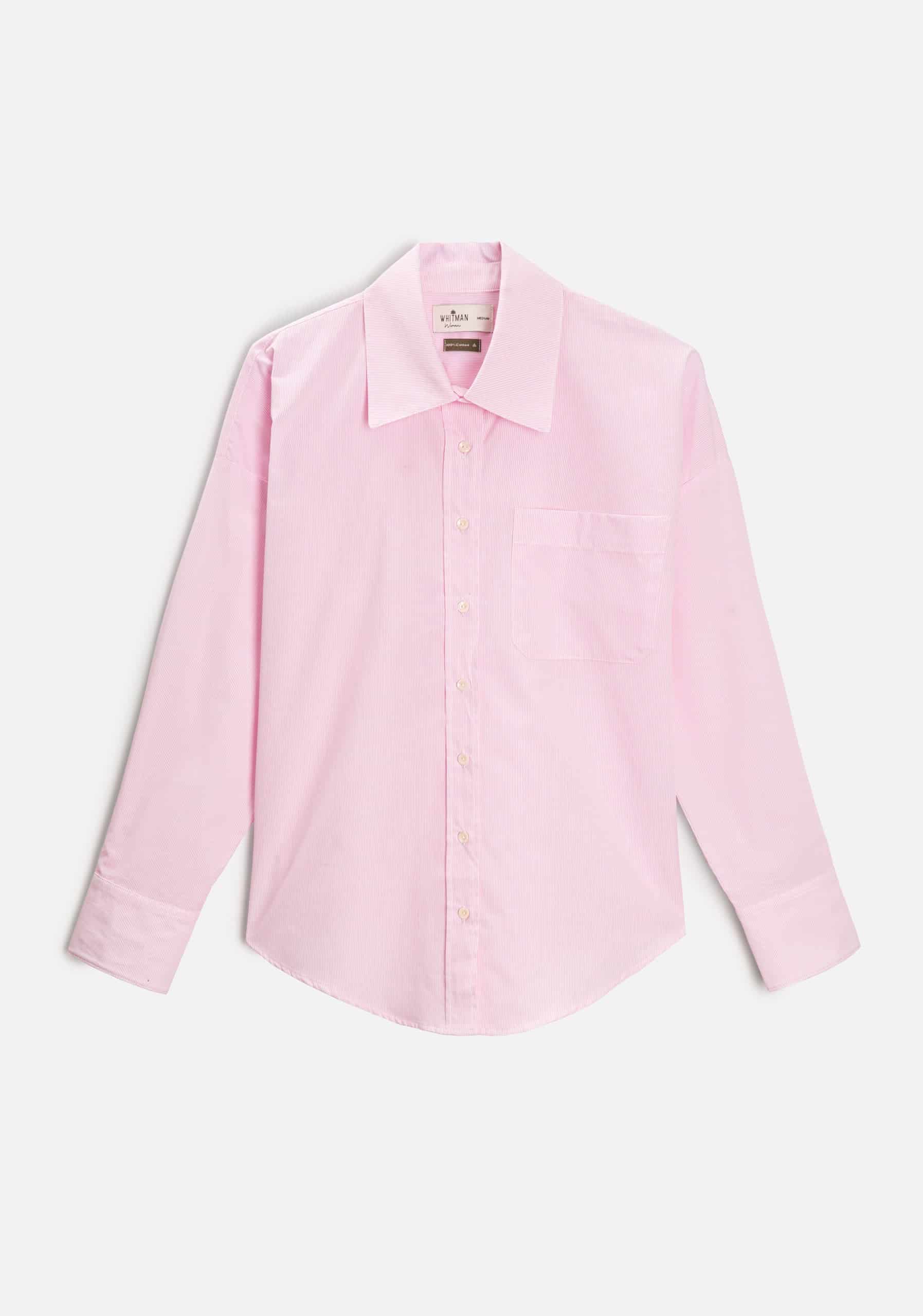 Camisa M Antonella Rayas Del Rosado - miniatura 1