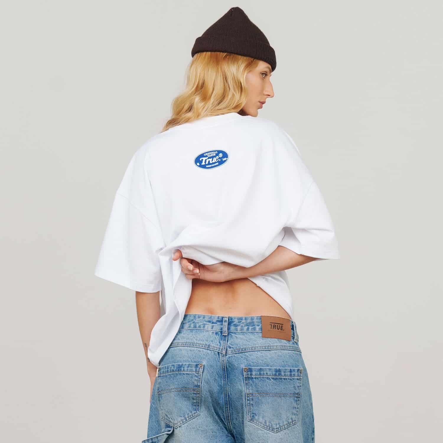 Lollipop Boxy Tee - White - miniatura 8