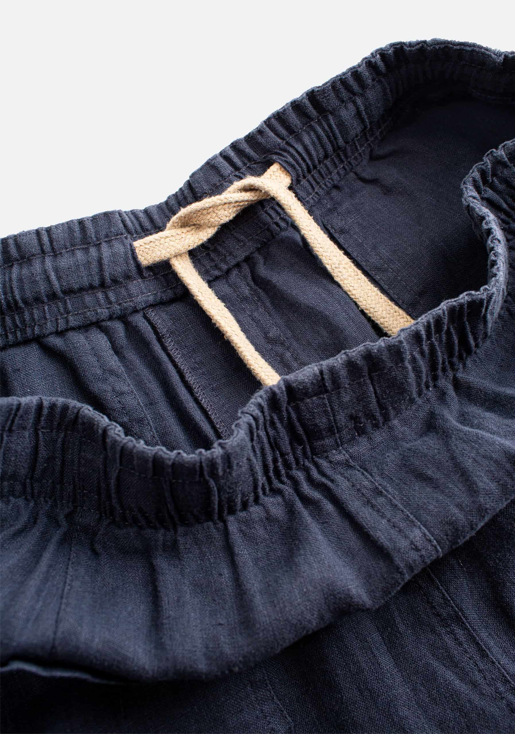 Pantalon H Hopkins Jogger Lino Azul Osc. - miniatura 3