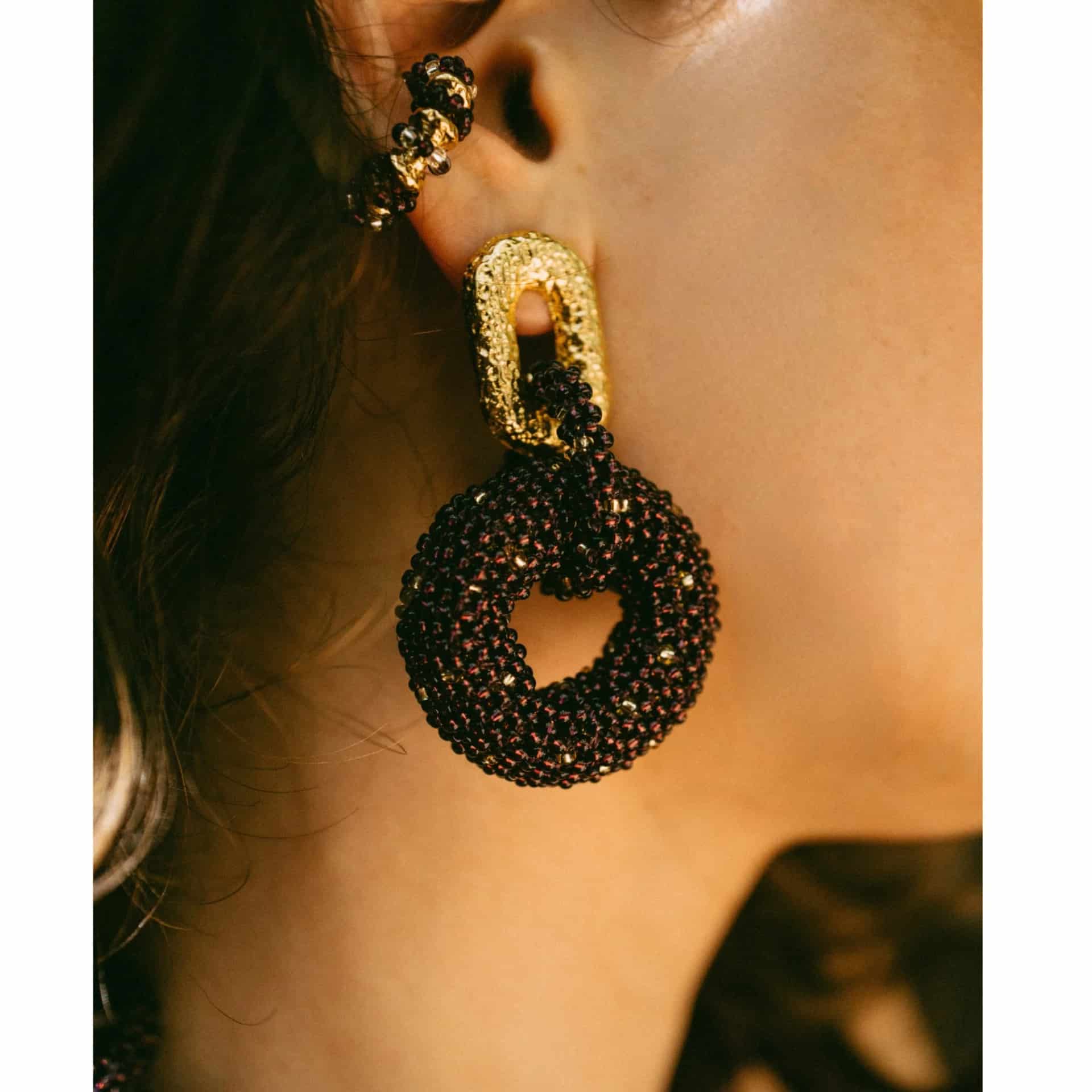 Linked Donuts Earrings - miniatura 11