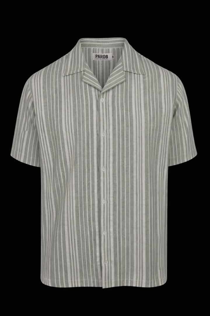 Camisa rayas verdes - miniatura 2