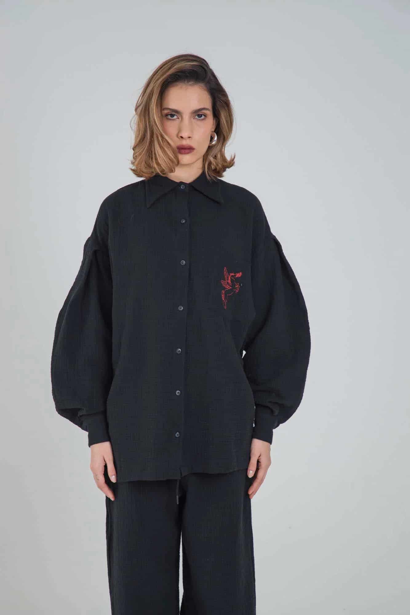 PEGASUS BLACK SHIRT - miniatura 7