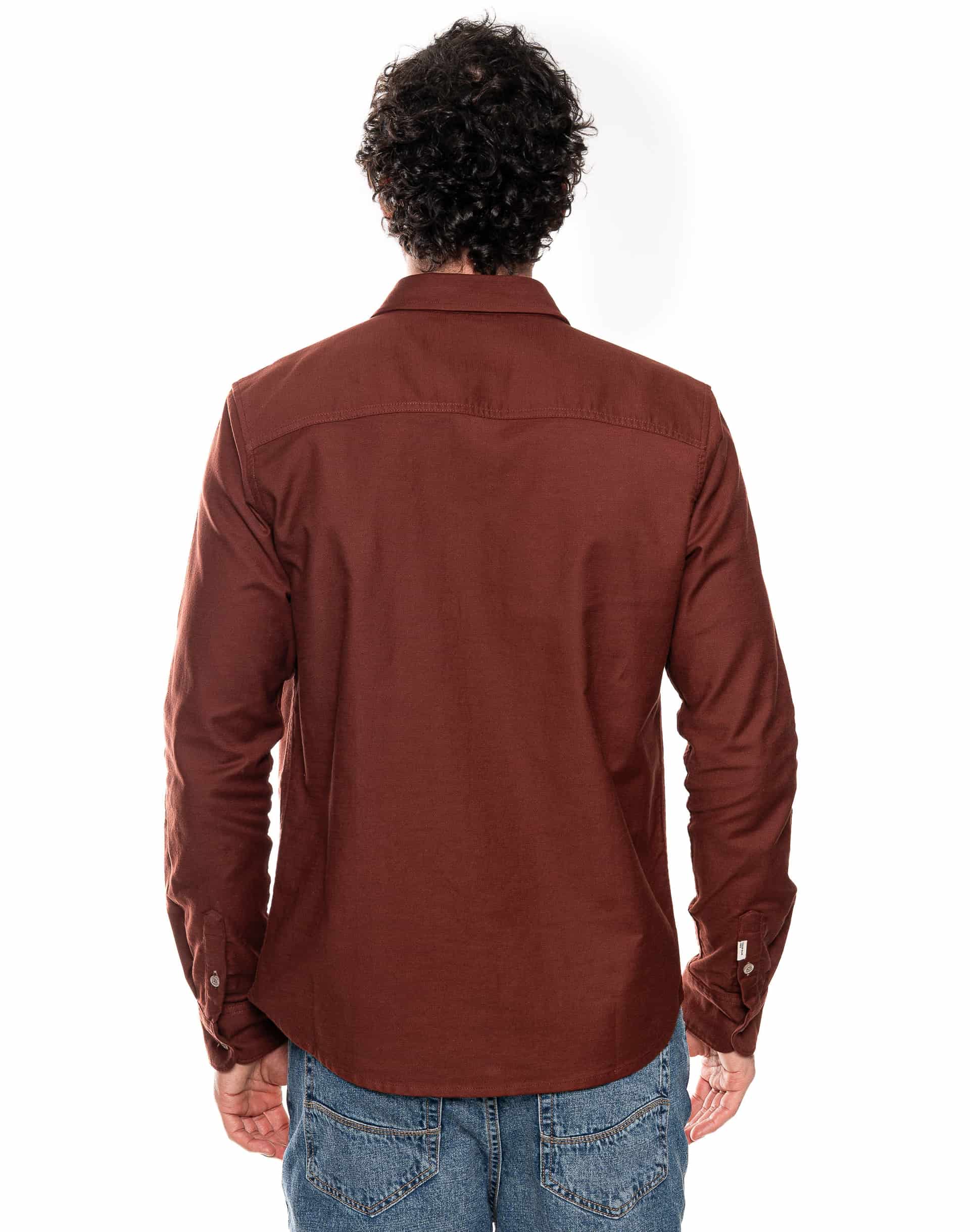 Camisa Manga Larga Efecto Lino - miniatura 2