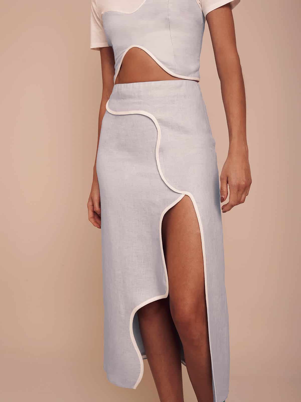 CECI SKIRT BABY BLUE - miniatura 4