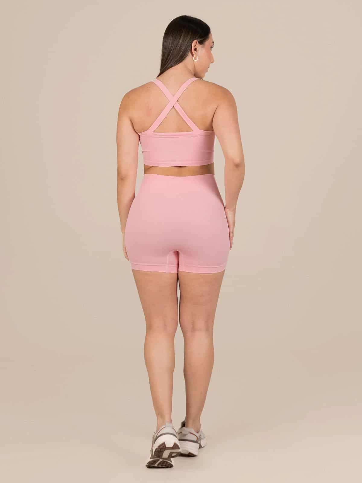 Talia short set seamless rosa - miniatura 2