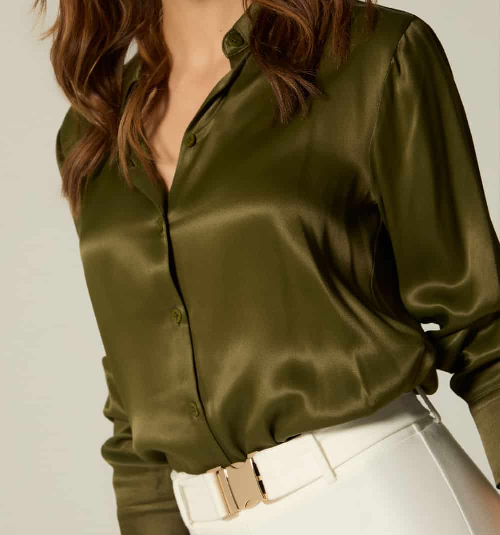 Blusa camisera manga larga - miniatura 7