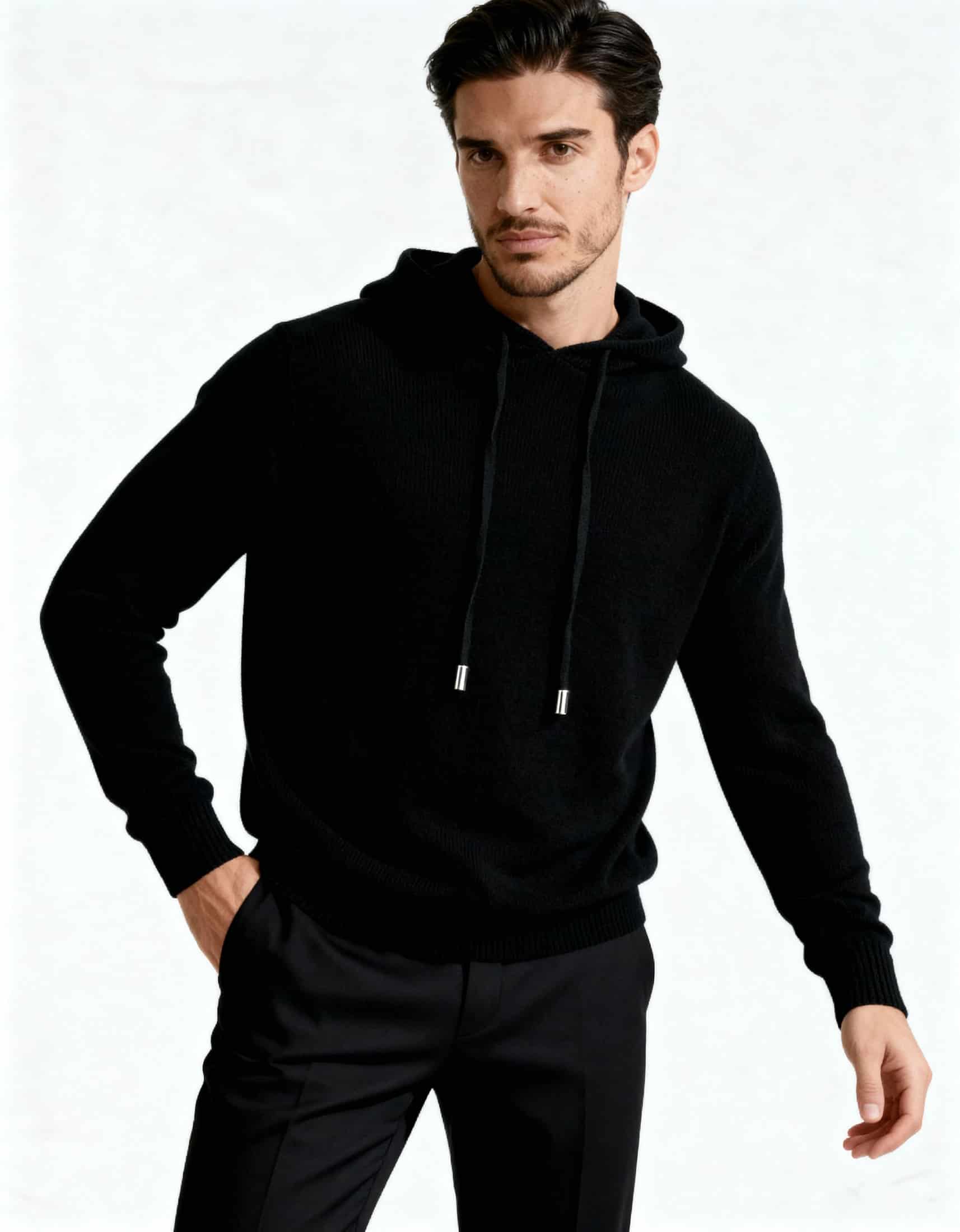 100% Cashmere Hoodie - miniatura 4