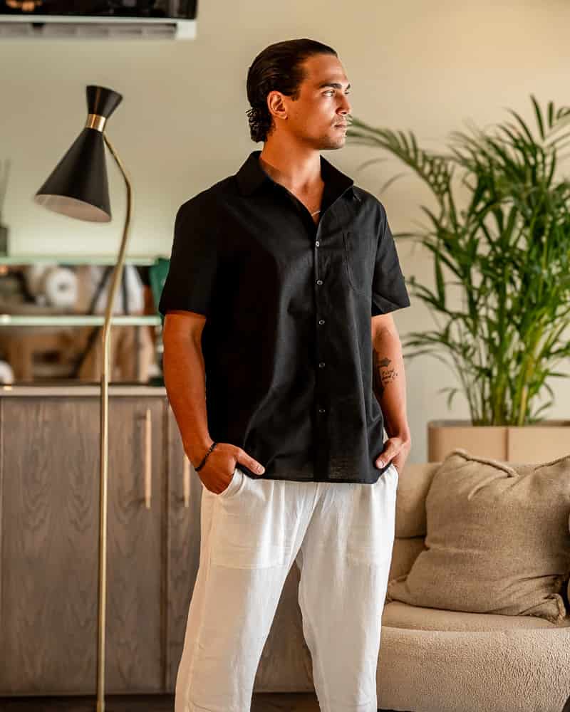 Cape Town - Linen Shirt (Shortsleeve) - miniatura 1
