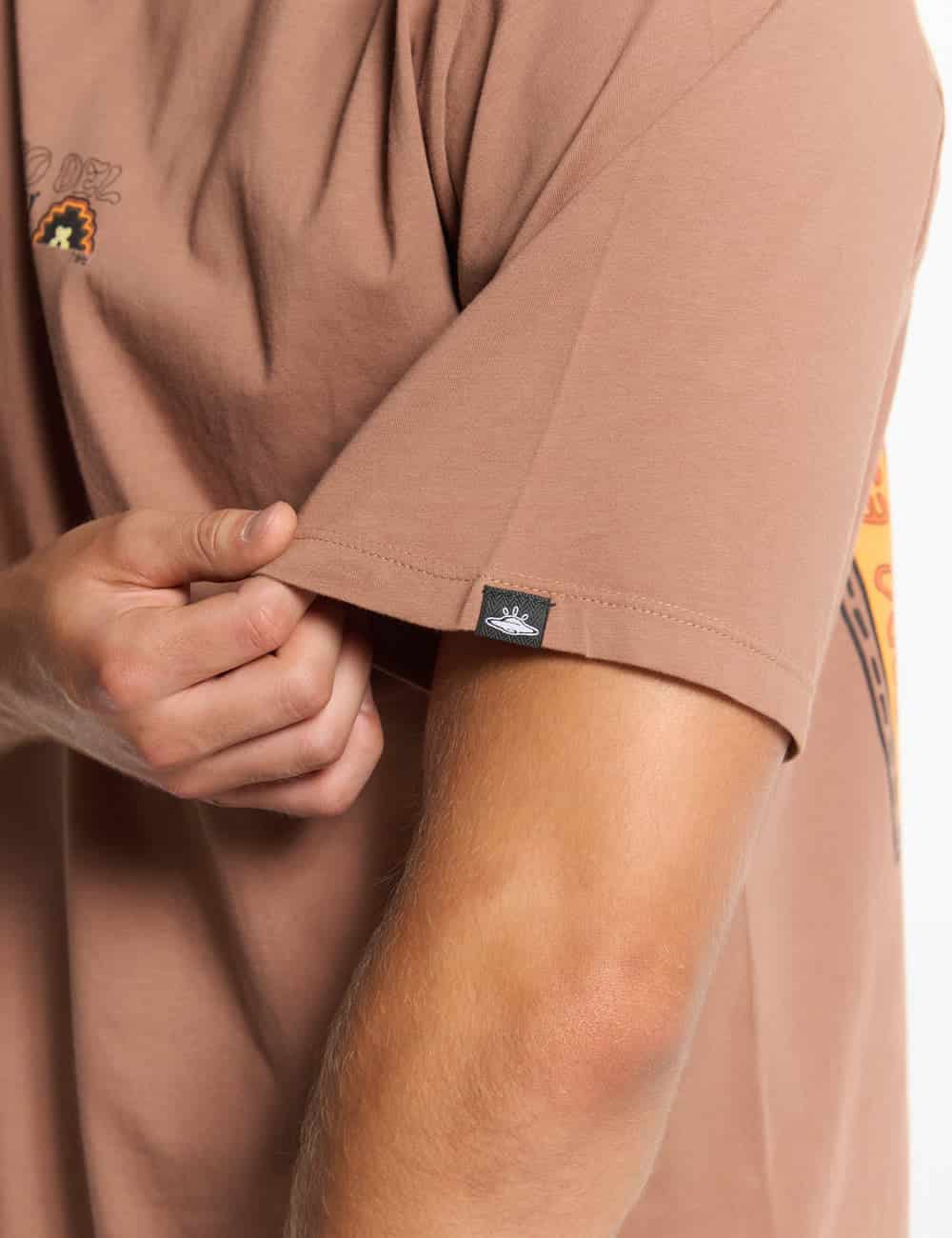 Camiseta oversize Rao marron - miniatura 4