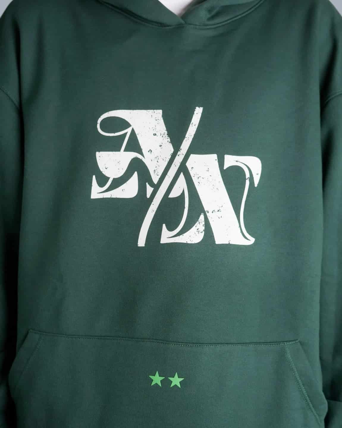 HOODIE VERDE PINO FRENTE A/N - miniatura 2