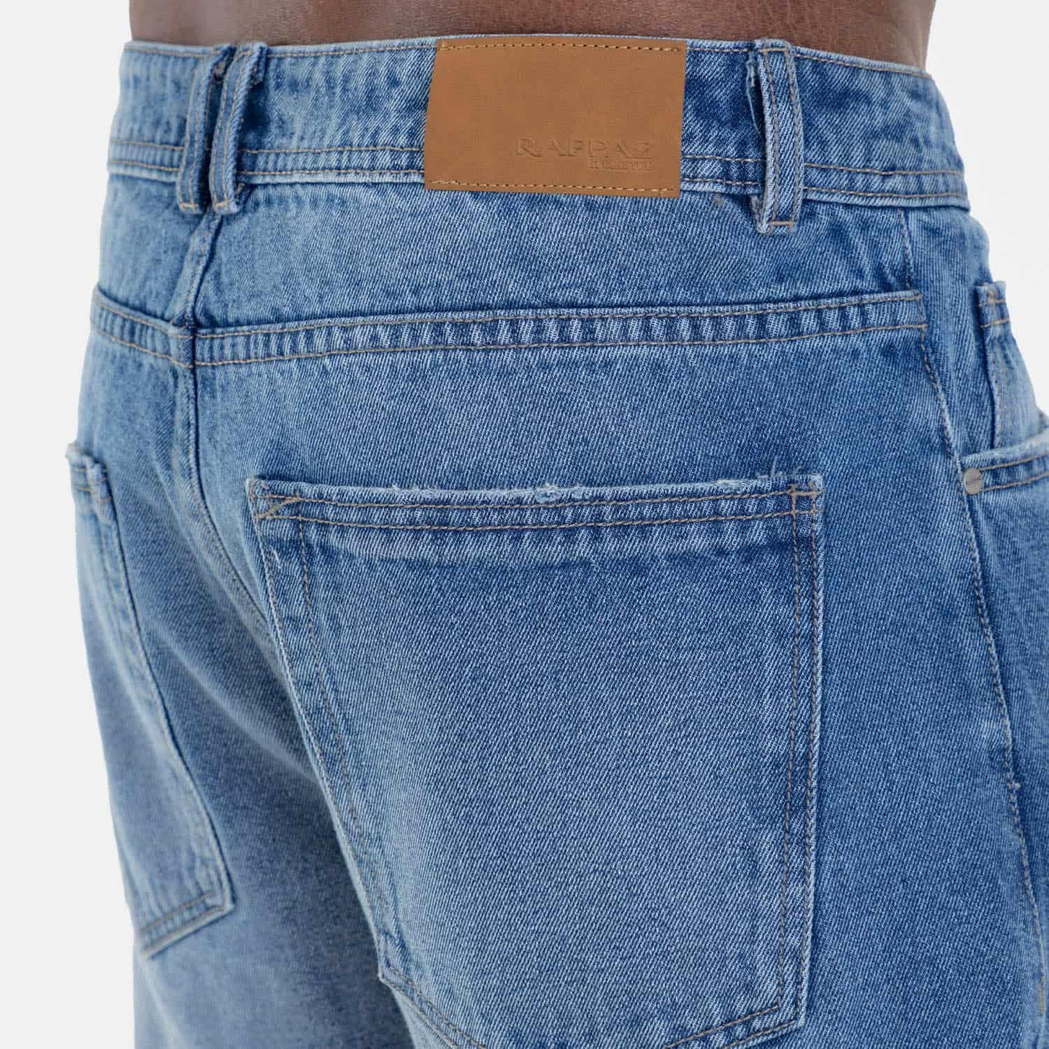 Clean Relaxed Fit Jeans Mid Blue - miniatura 14