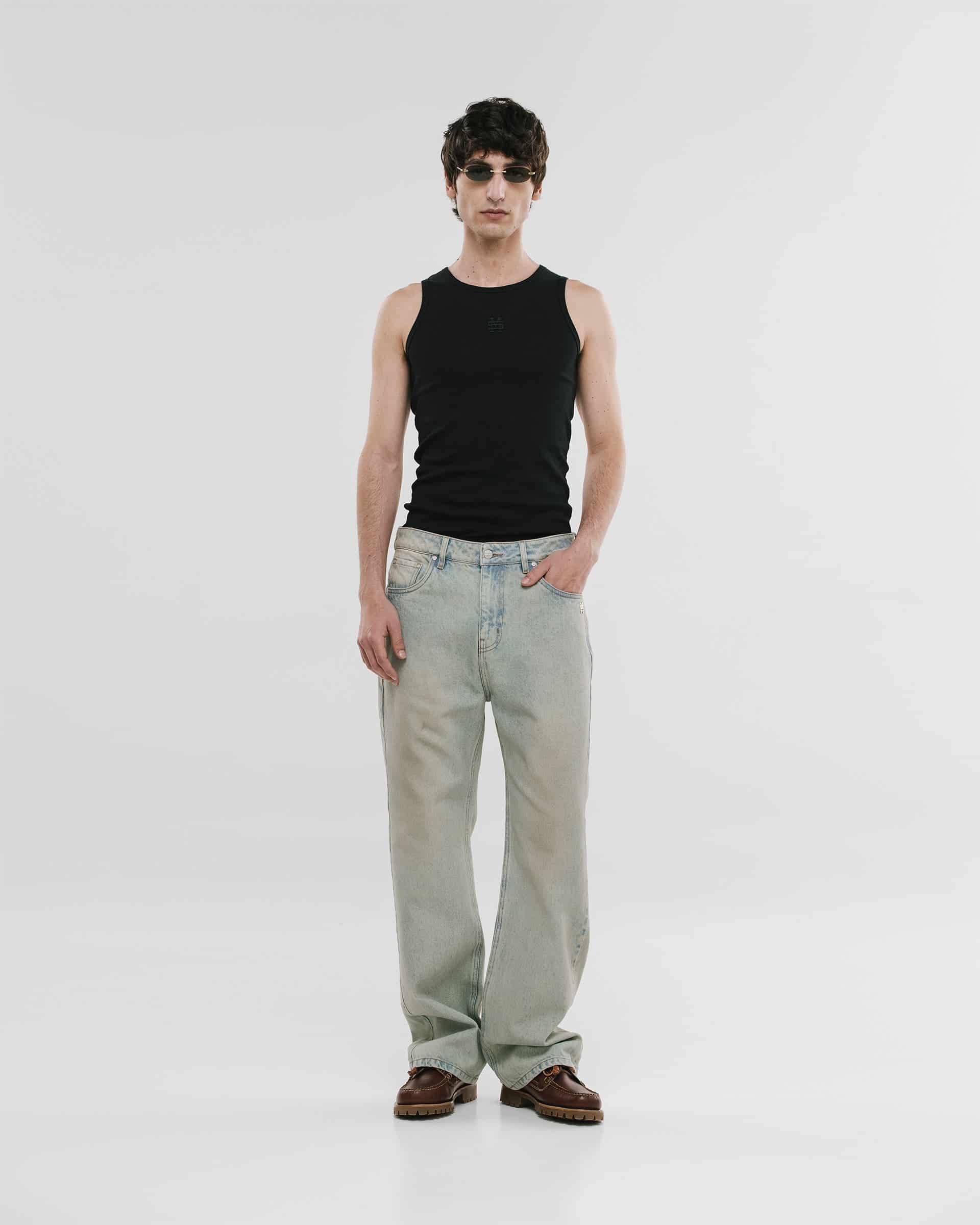 Straight Fit Rally Jeans - Dust Wash - miniatura 2