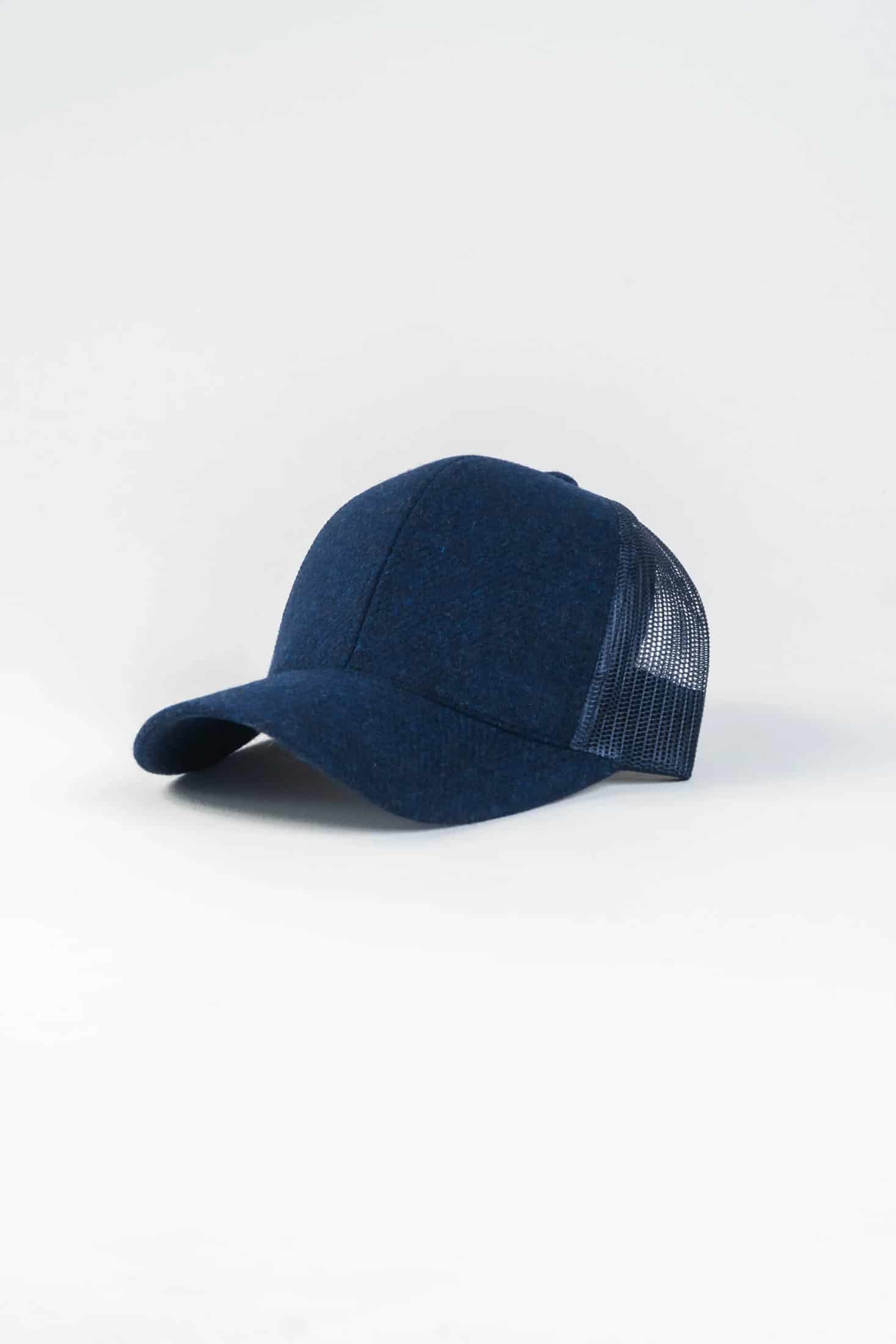 Gorra Malla Lana Azul Oscuro - miniatura 2