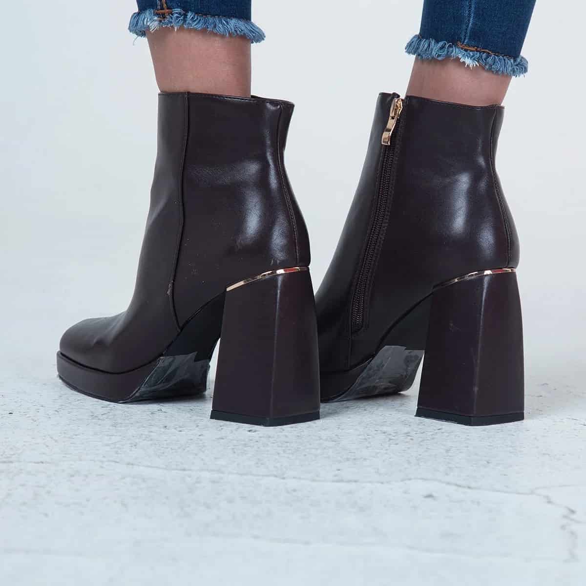 Botin Formal Tacon Cuadrado Florida - miniatura 3