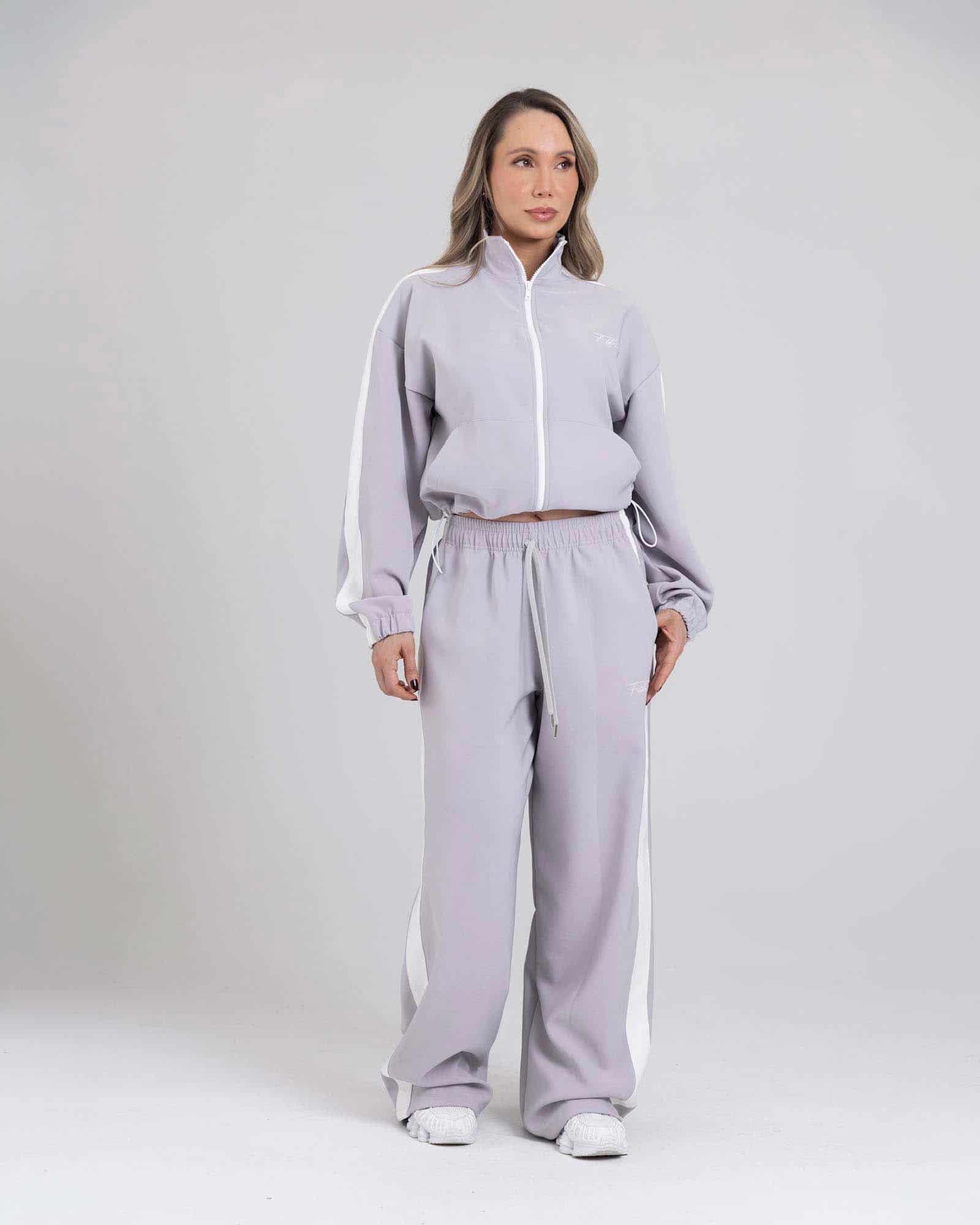Sudadera contrast beam gris claro flexi FIBER - miniatura 1
