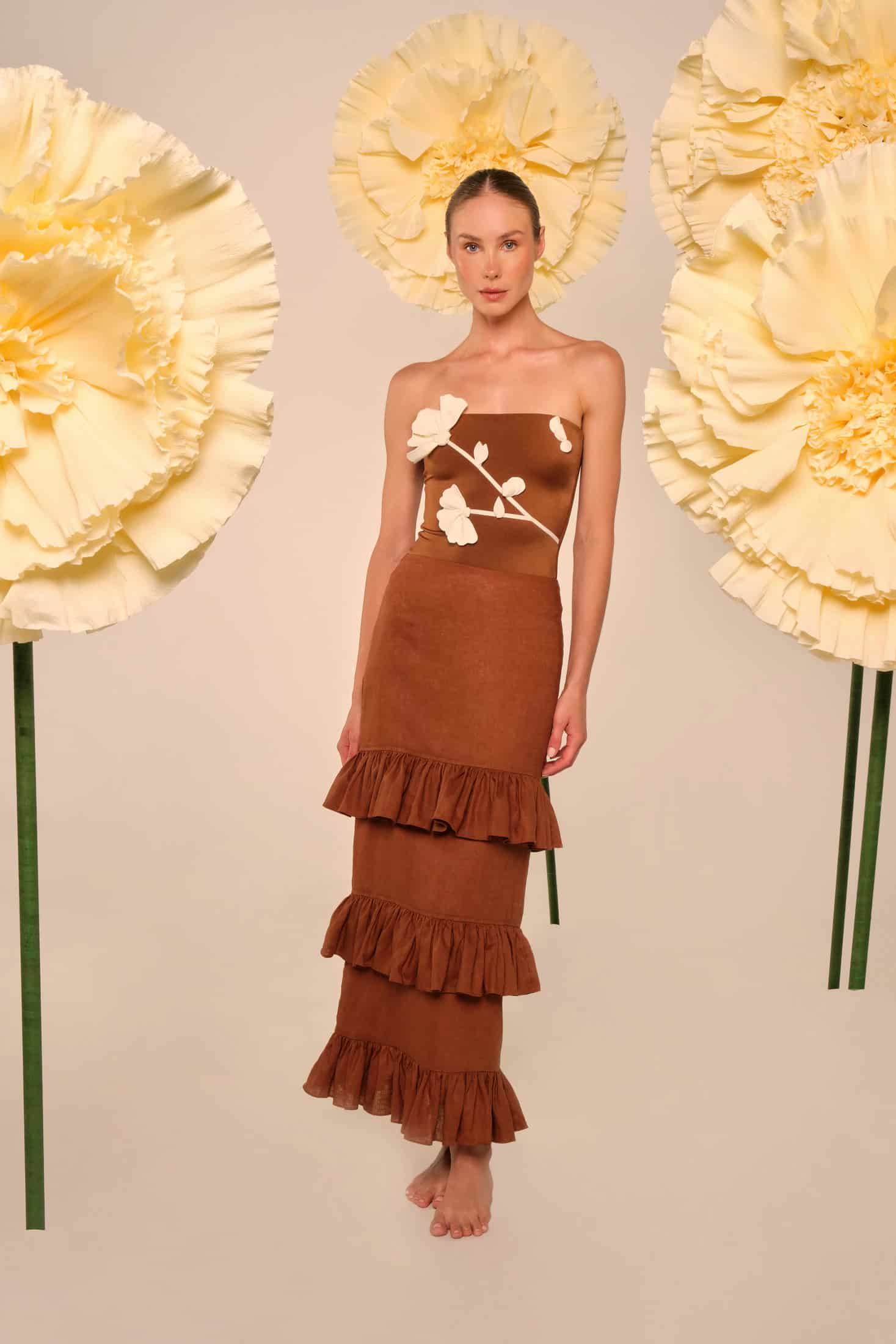 Dulce de Almendra Ankle Skirt - miniatura 4