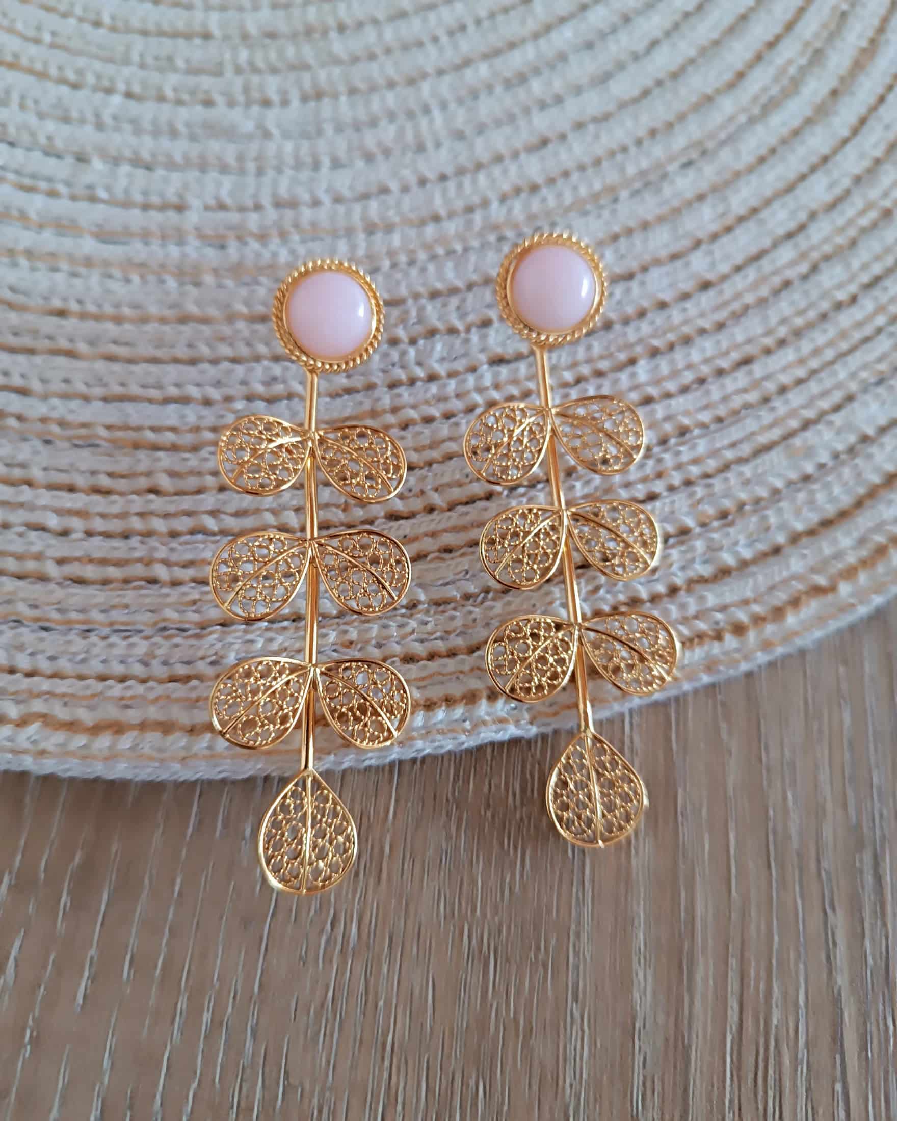Aretes largos filigrana Hada - miniatura 4
