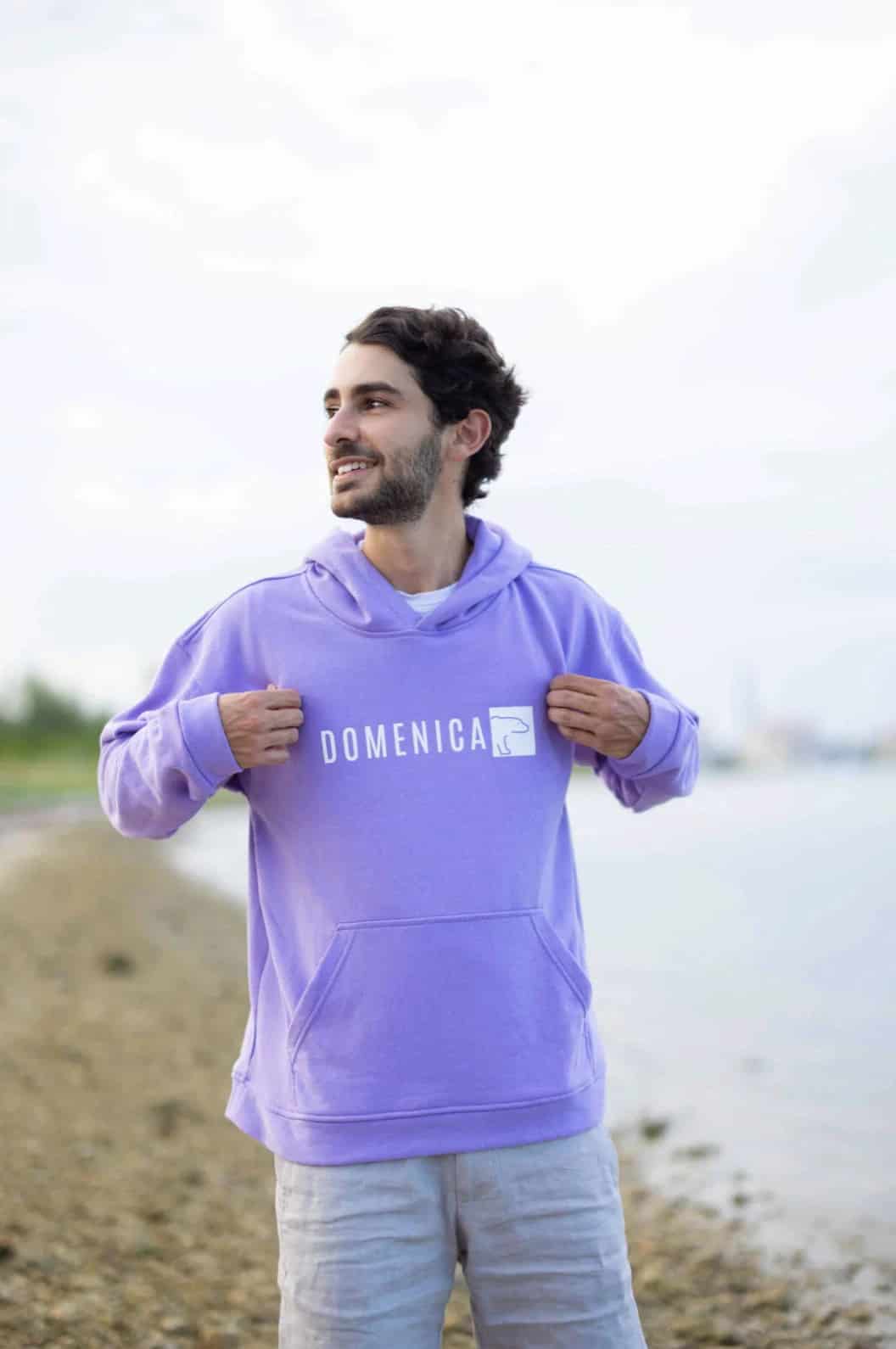 HOODIE OSO MORADO OVERSIZED - UNISEX - miniatura 1