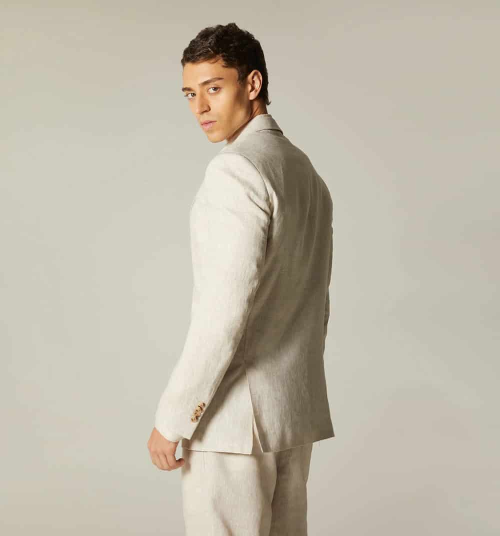 Blazer para hombre de lino - miniatura 4