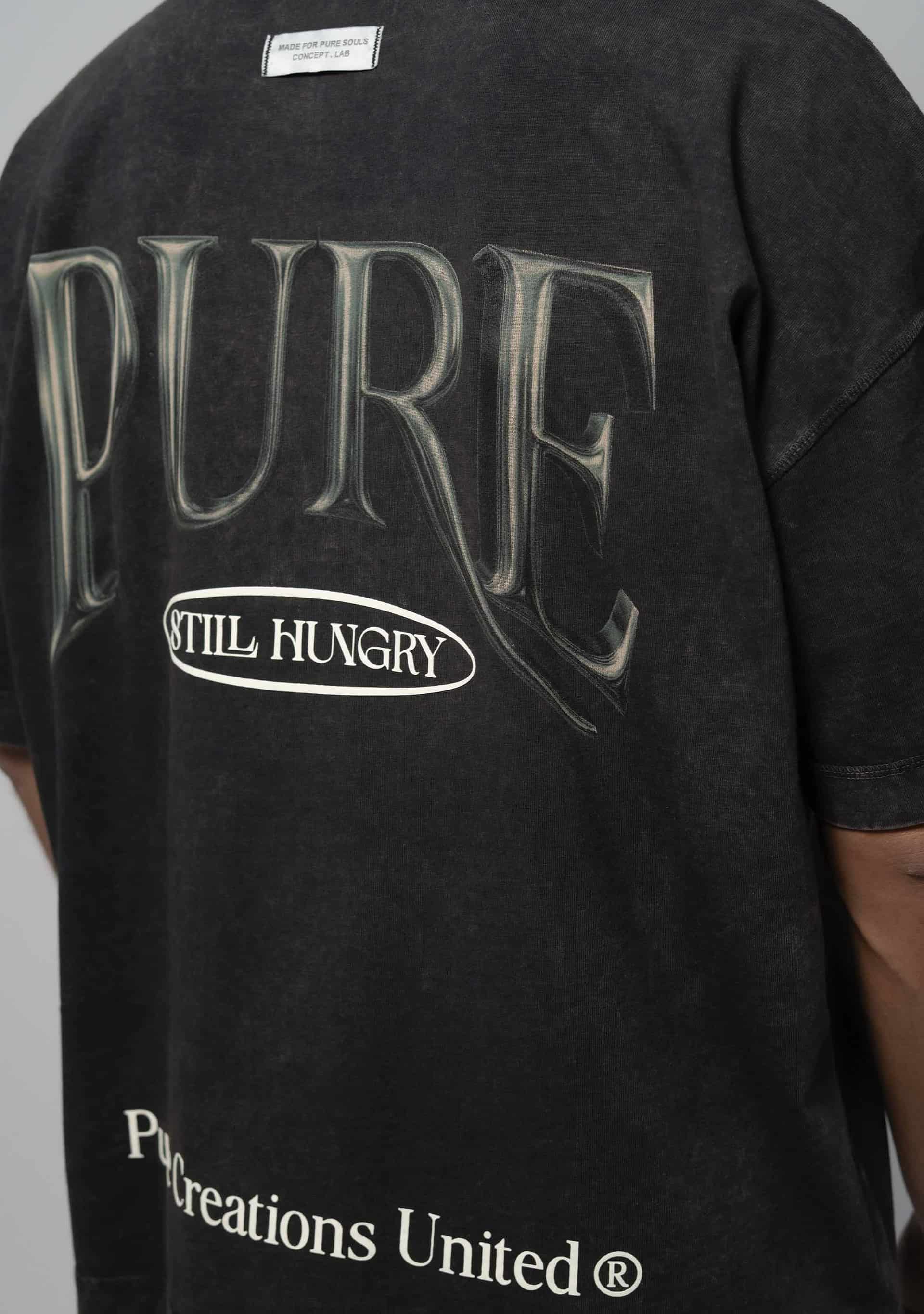 Still Hungry Washed Gray T-Shirt - miniatura 6