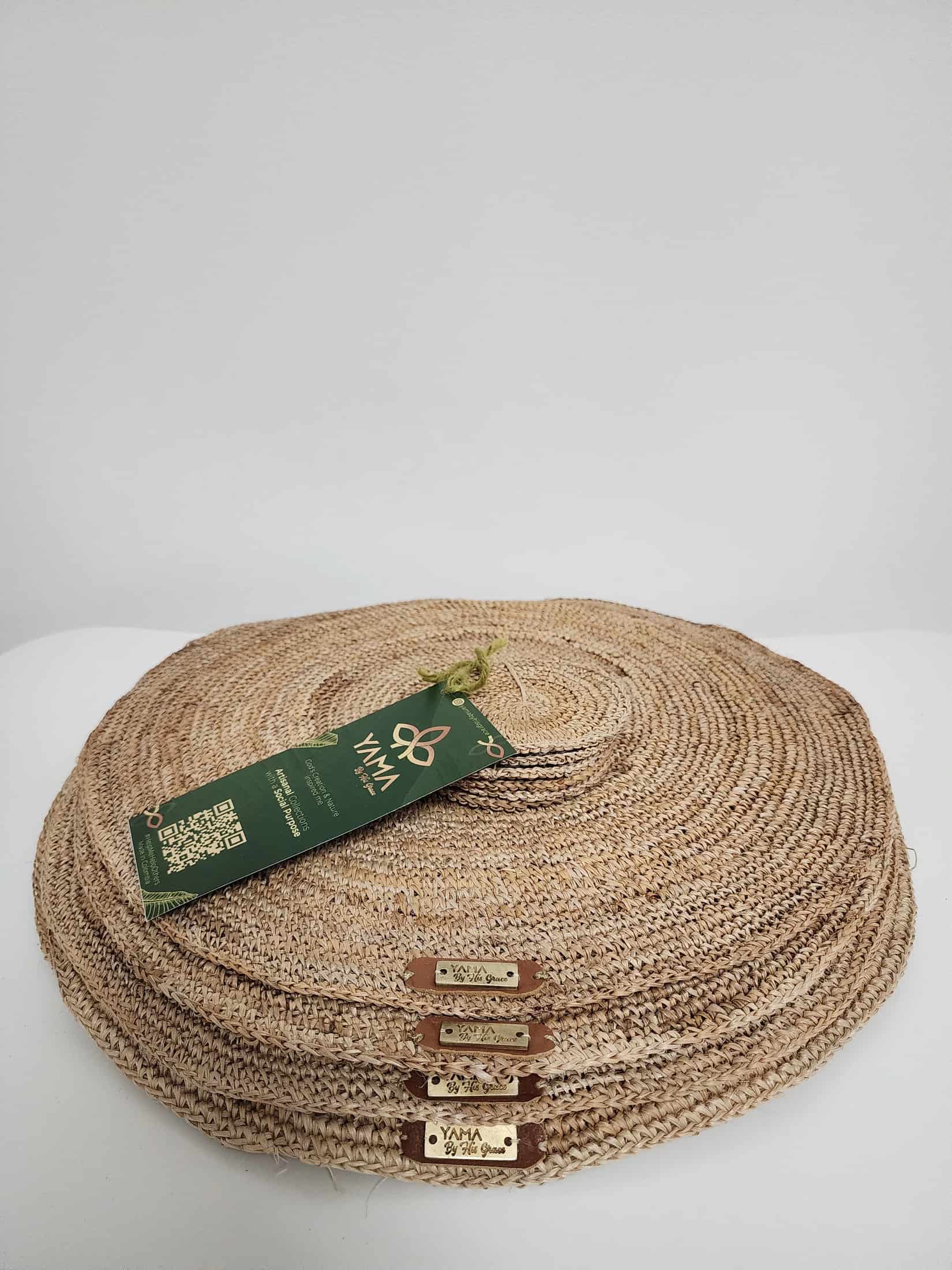 Banana Tree Fiber Placemat Set with Coasters - miniatura 5