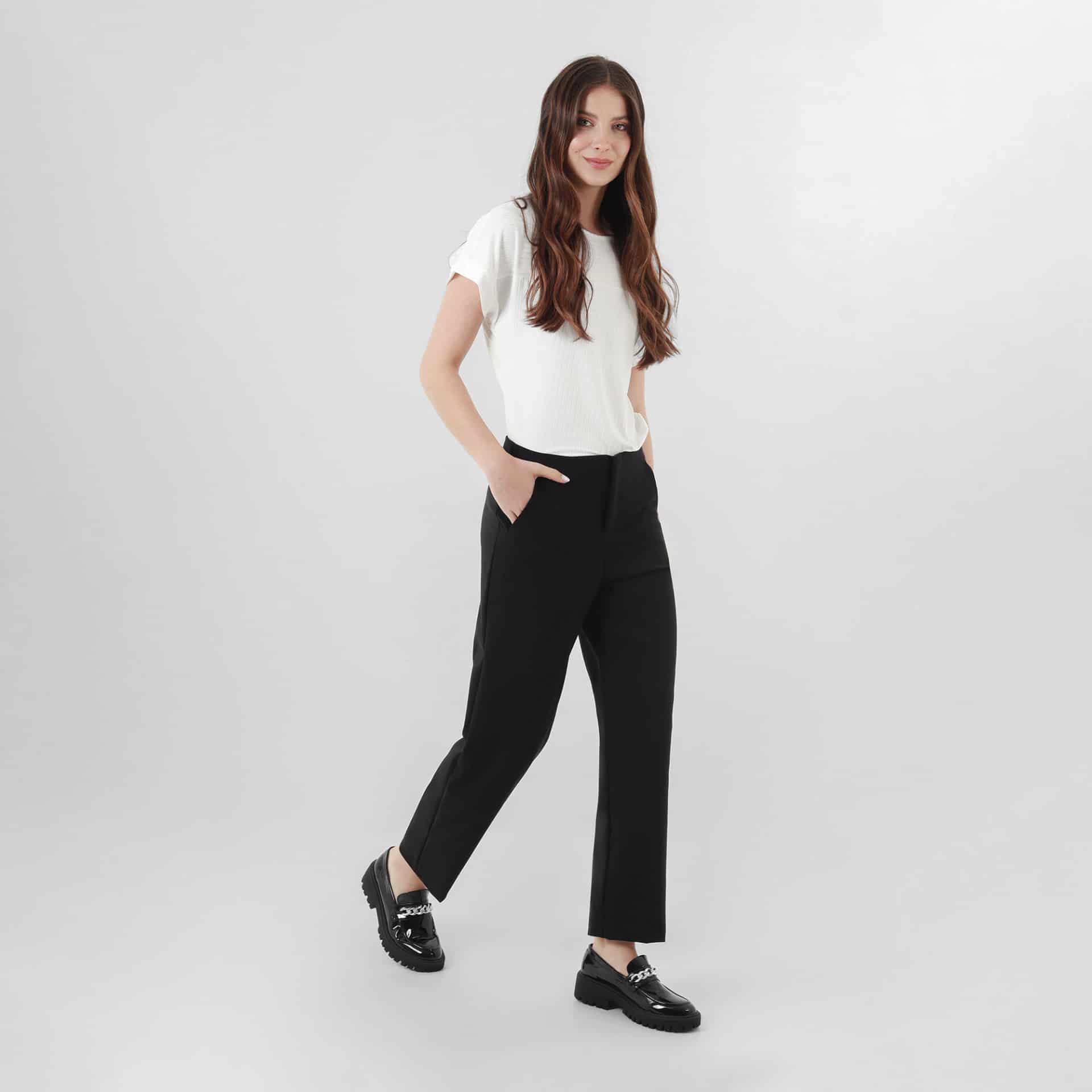 Pantalon Tiro Alto Bota Recta - miniatura 1