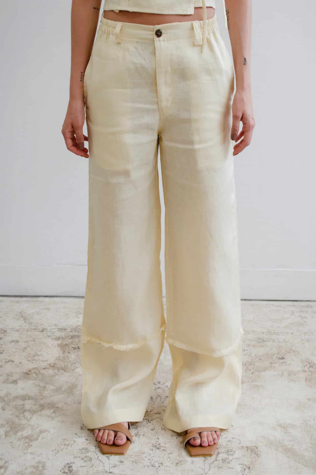 Pantalón Roca | Amarillo Butter Yellow - miniatura 3