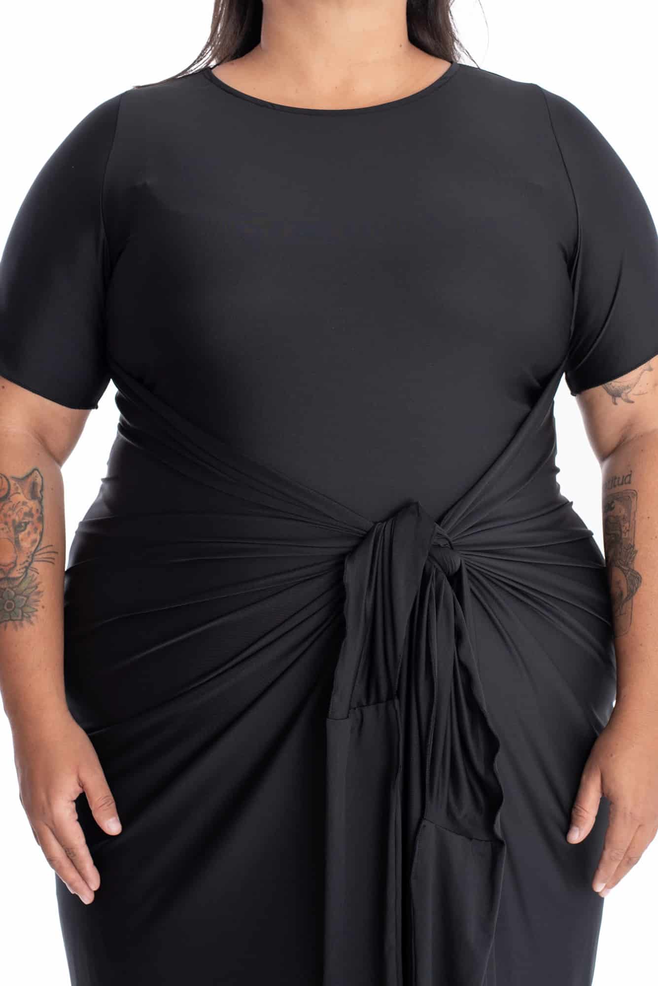 Vestido Diverso Negro - miniatura 4