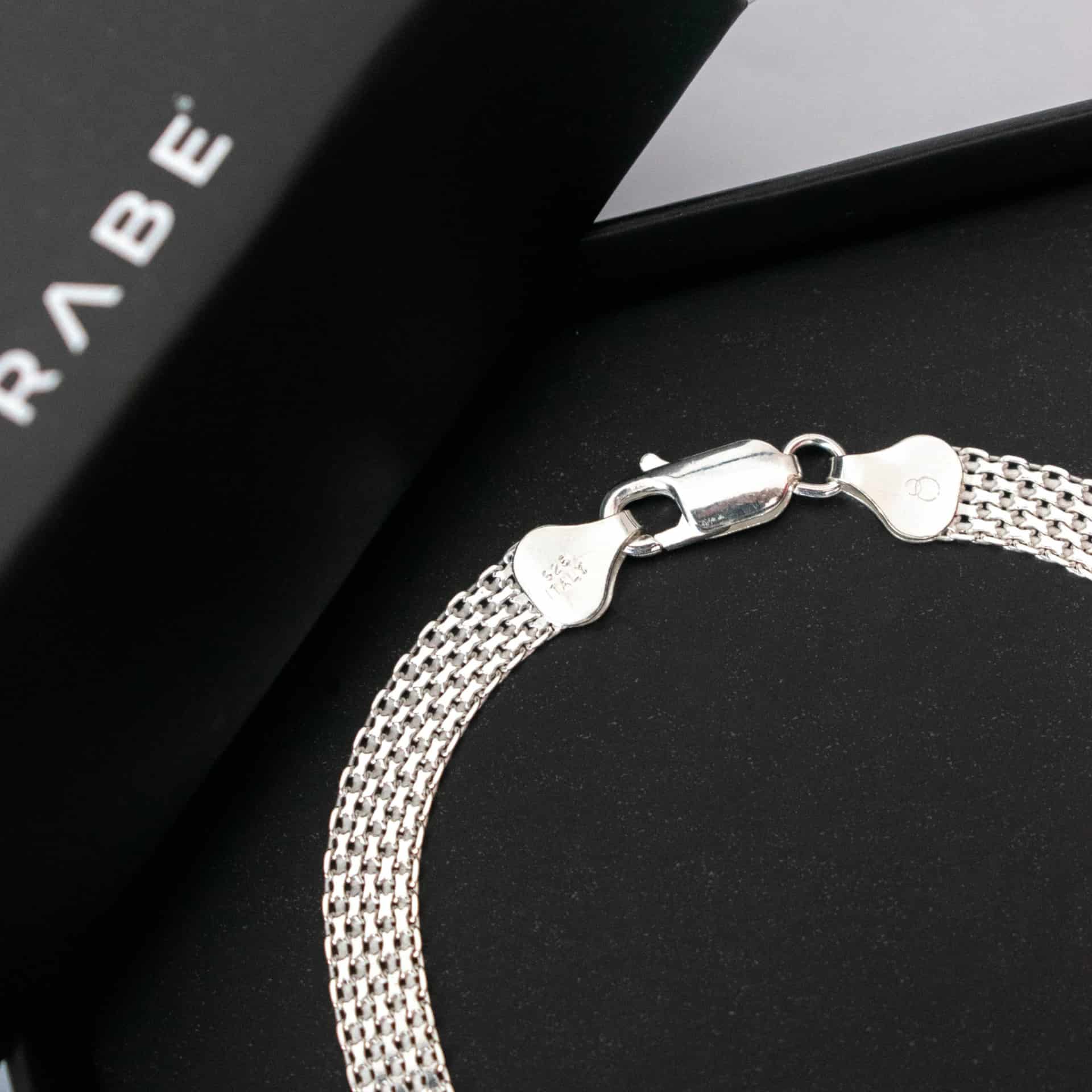 Pulsera Chinesca Plata Ley 925 - miniatura 3