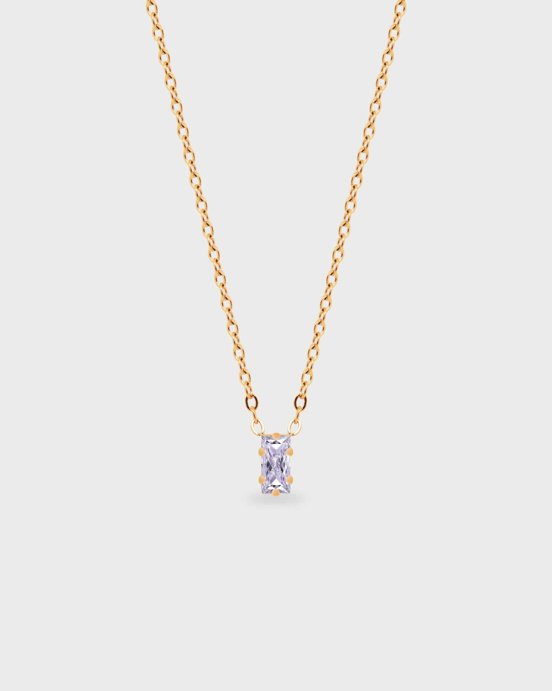 Collar Cristal Baguette - miniatura 3