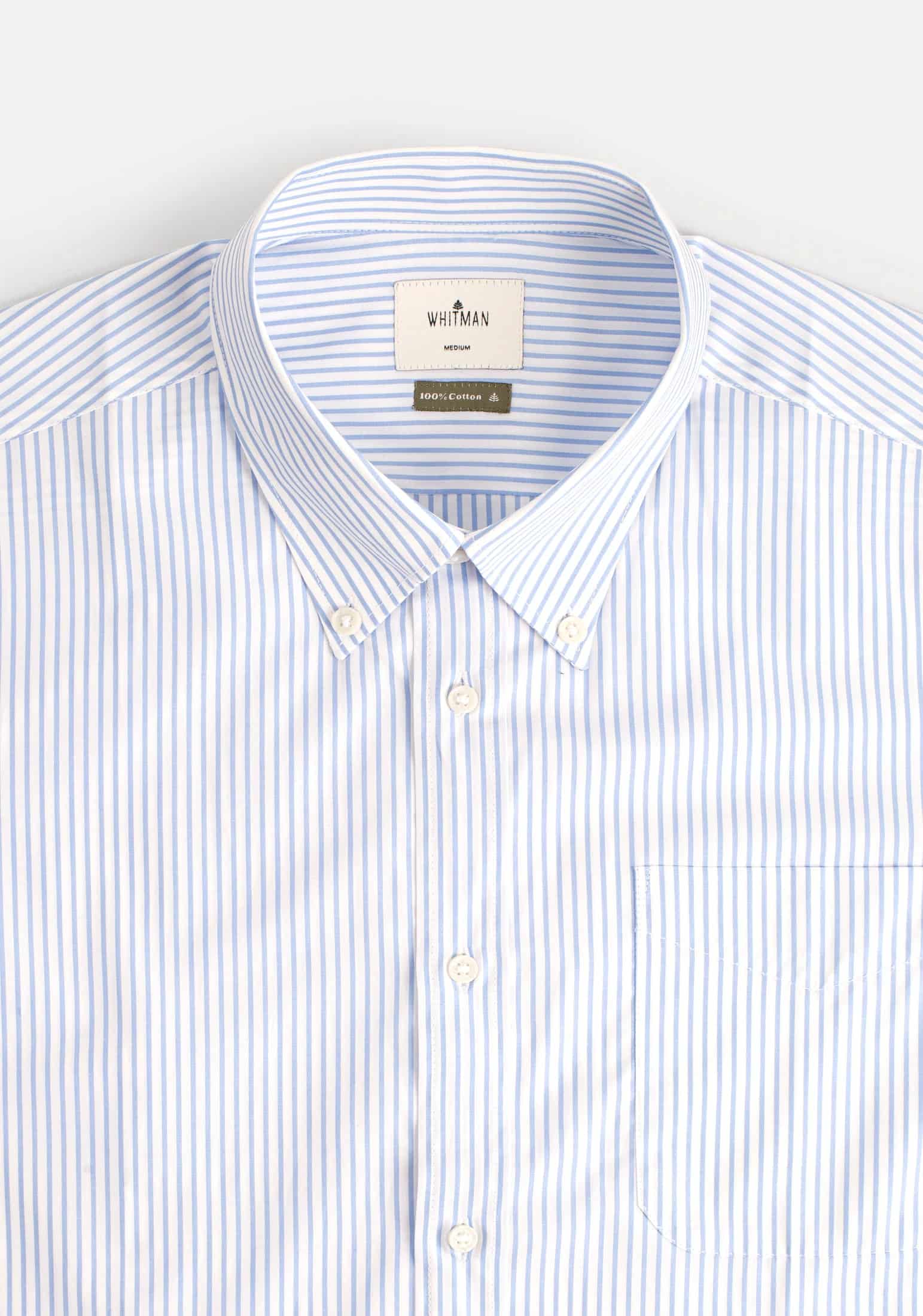 Camisa H CBD Rayas Azul Claro - miniatura 3