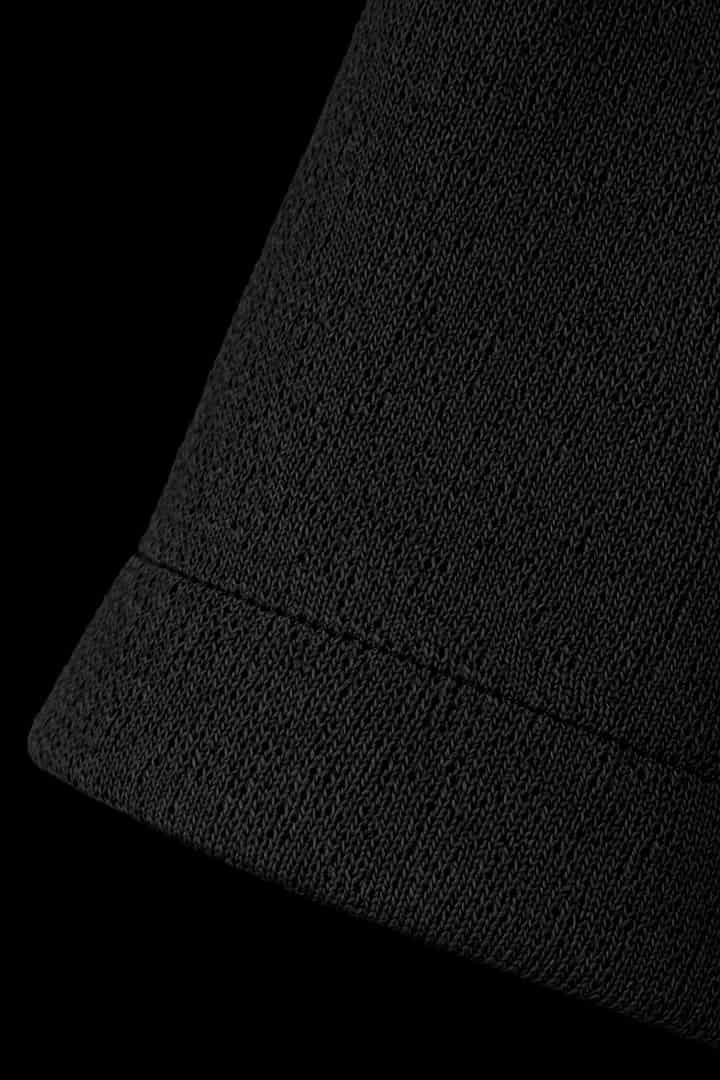Camisa tejida ligera negra - miniatura 3