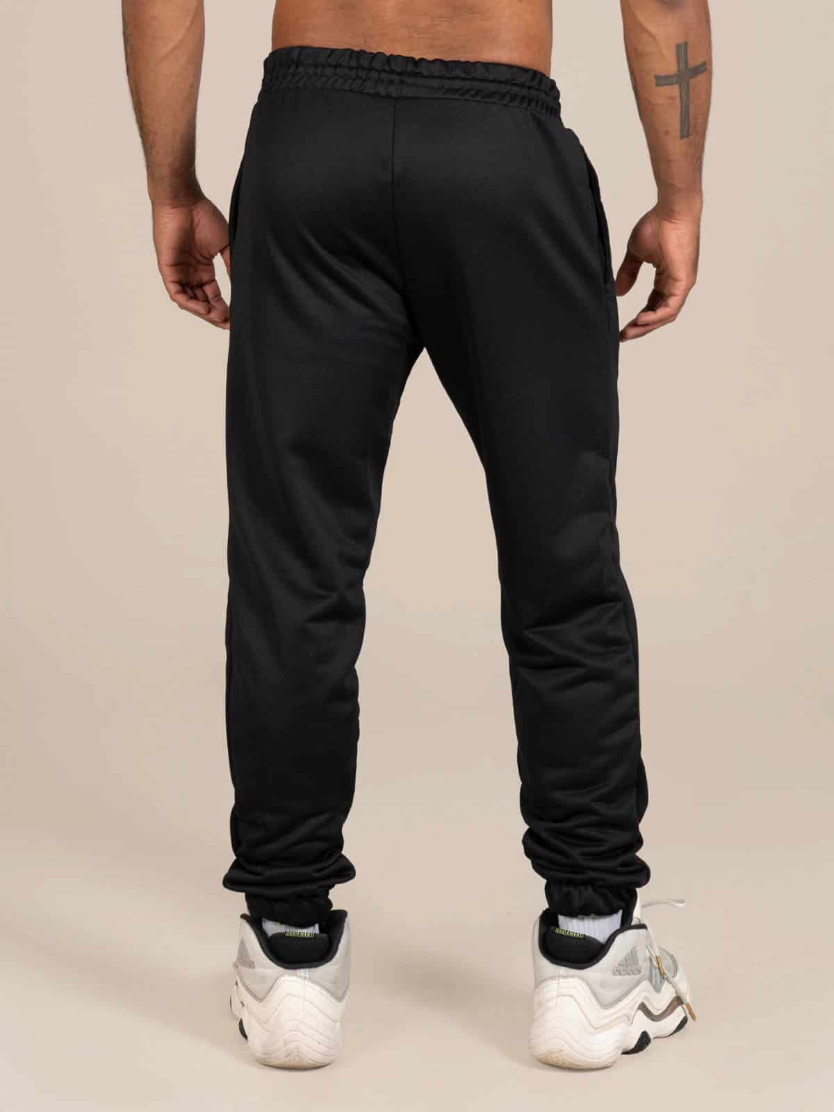 Jogger elastico unisex negro - miniatura 2