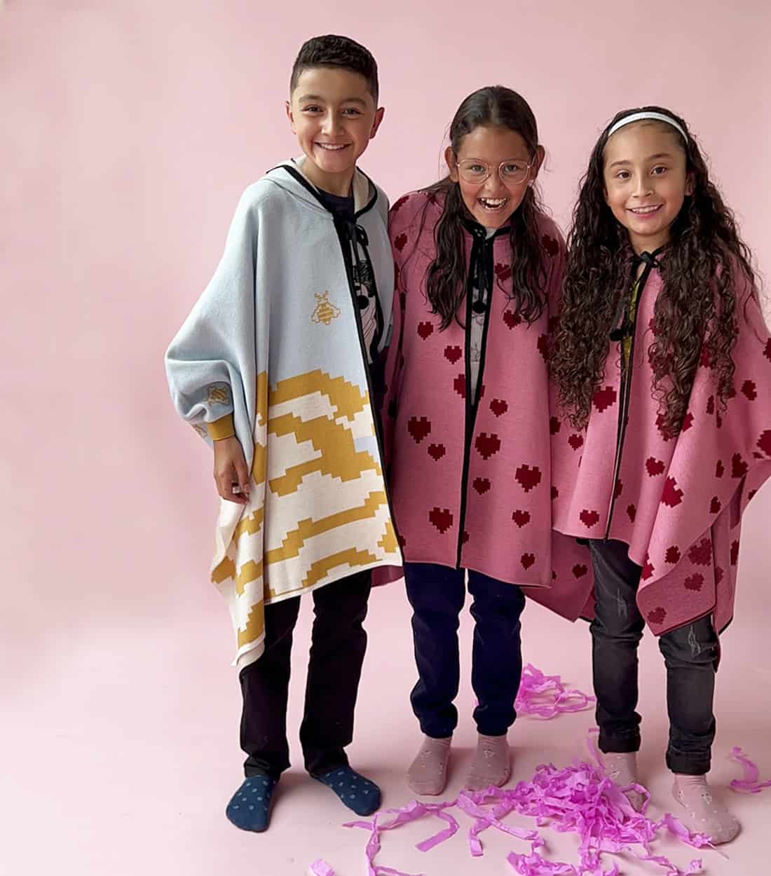 Mini Poncho Amanecer Mostaza - miniatura 3