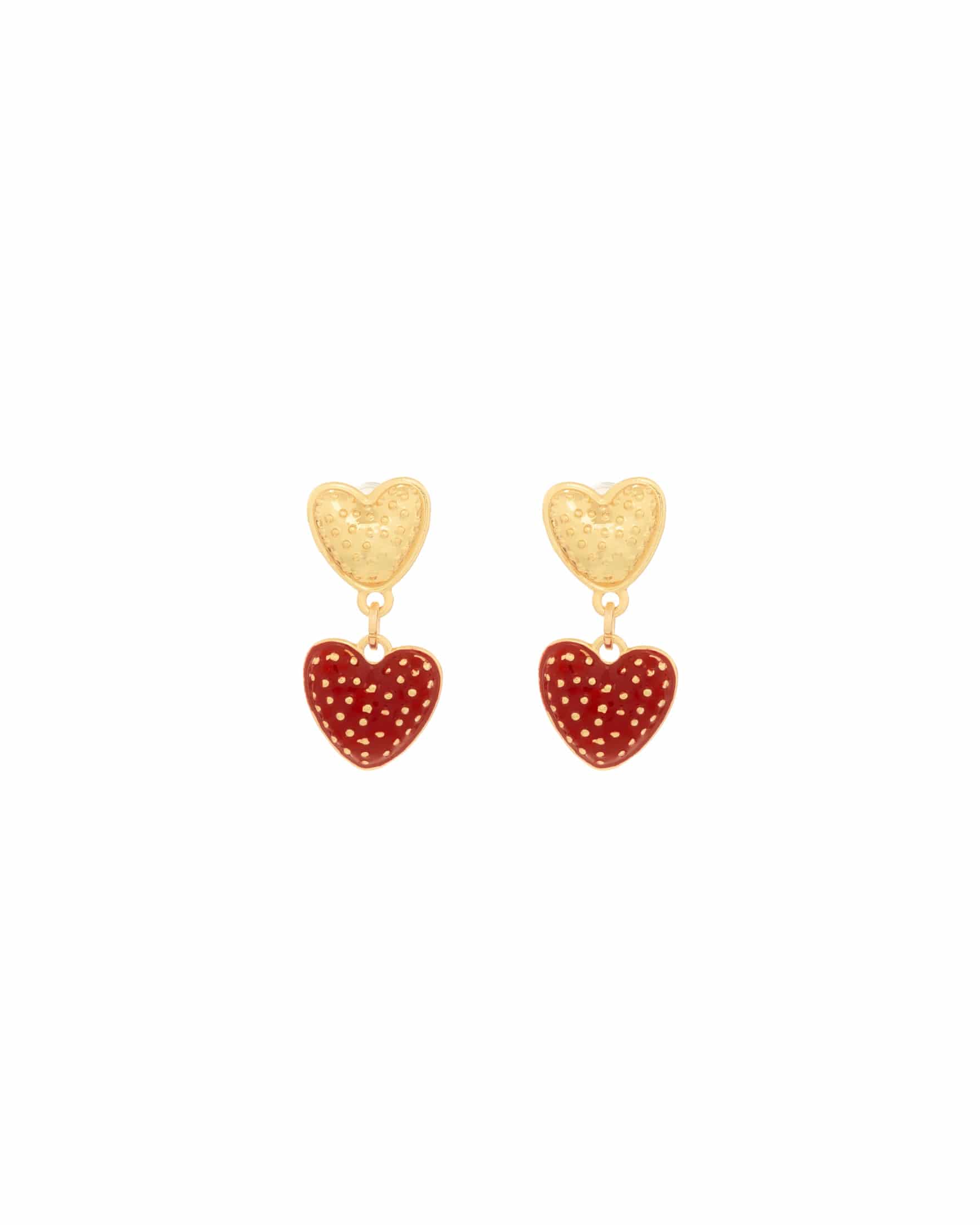 Aretes Duo Corazón - miniatura 1