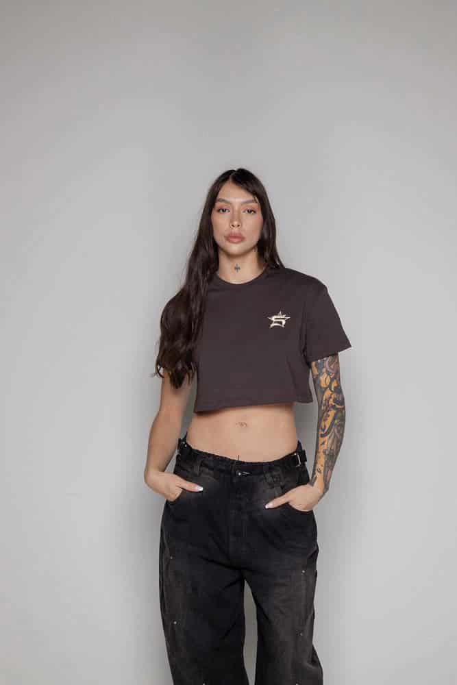 Crop-Top Basic Courage-Cafe - miniatura 1