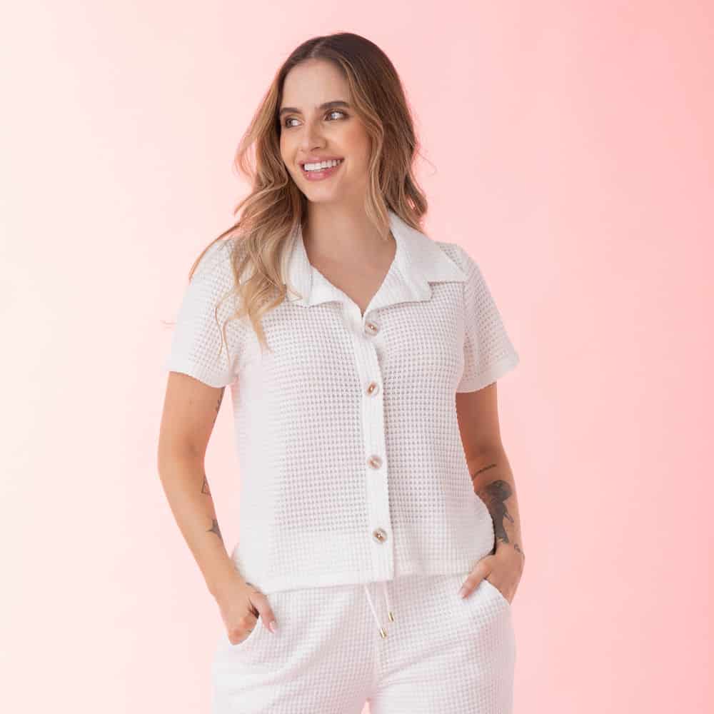 Camisa Manga Corta Ivory - miniatura 3