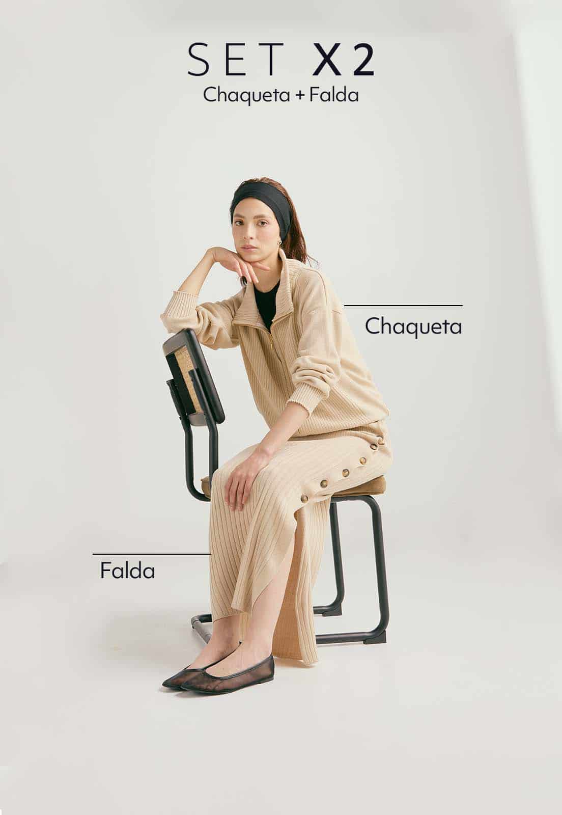 Set Chaqueta Ashley / Falda Caroline - miniatura 1