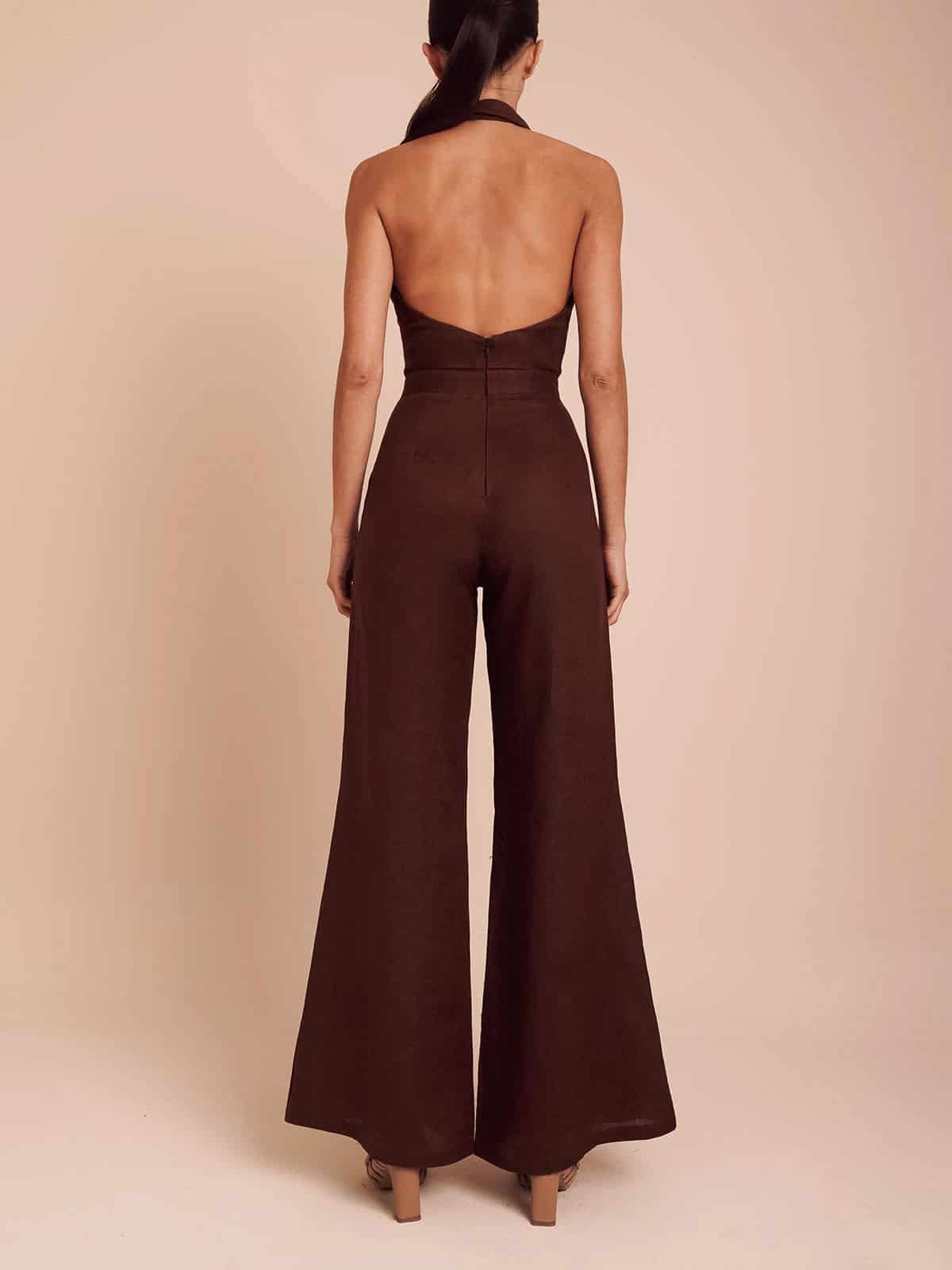 ZANE JUMPSUIT UMBER BROWN - miniatura 5